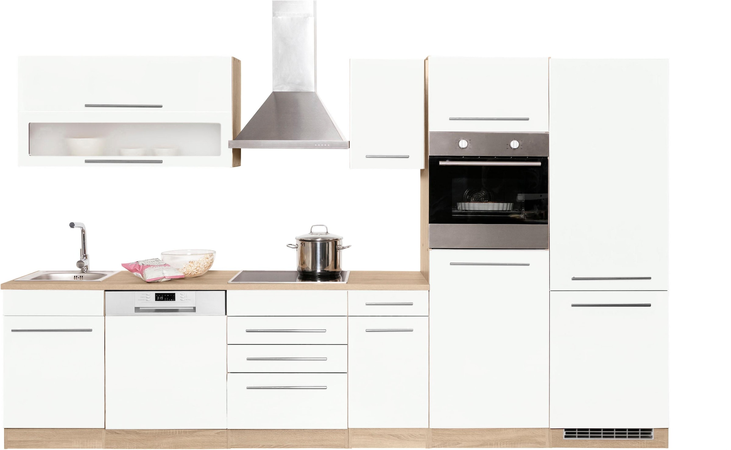 KOCHSTATION Kitchenette »KS-Eton« sans appareils électriques, largeur 330 cm