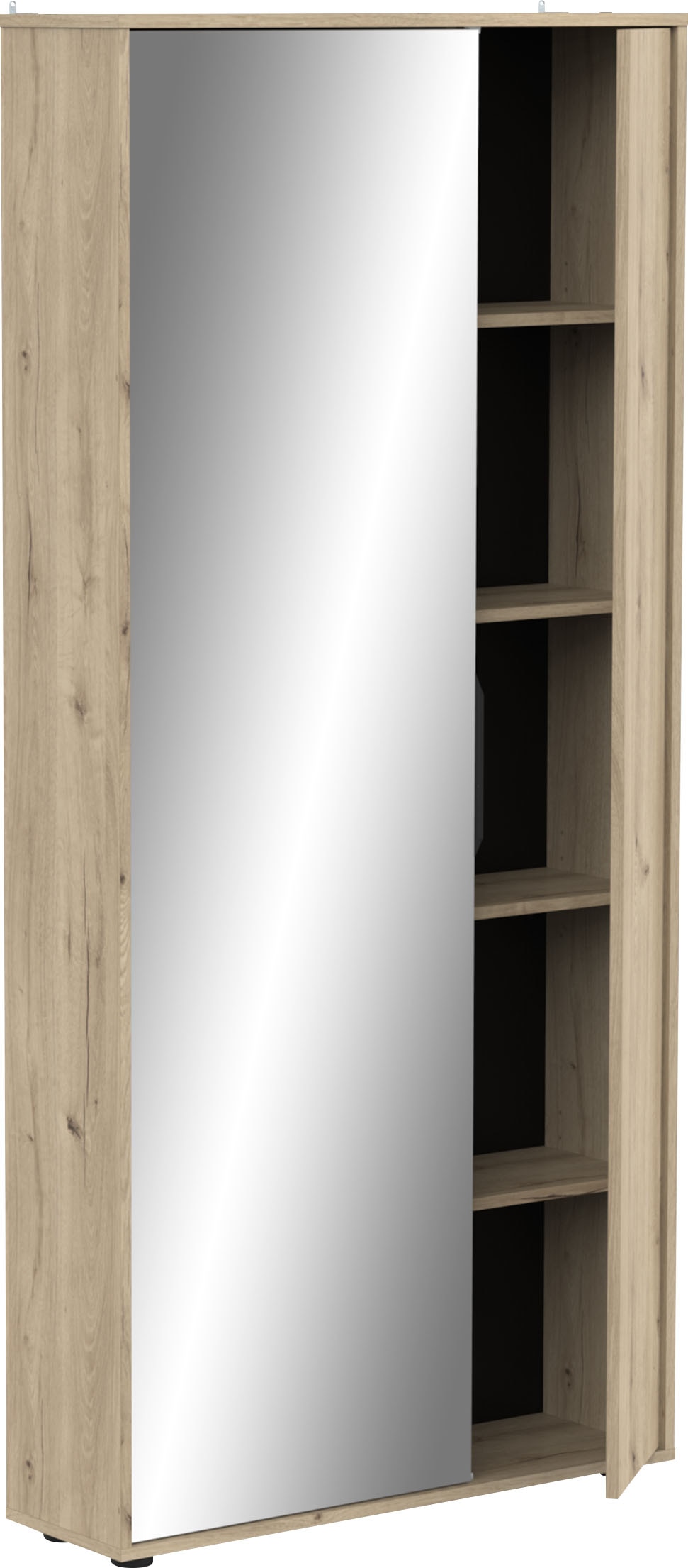 Demeyere GROUP Armoire à chaussures »Ebony« Armoire à chaussures avec miroir