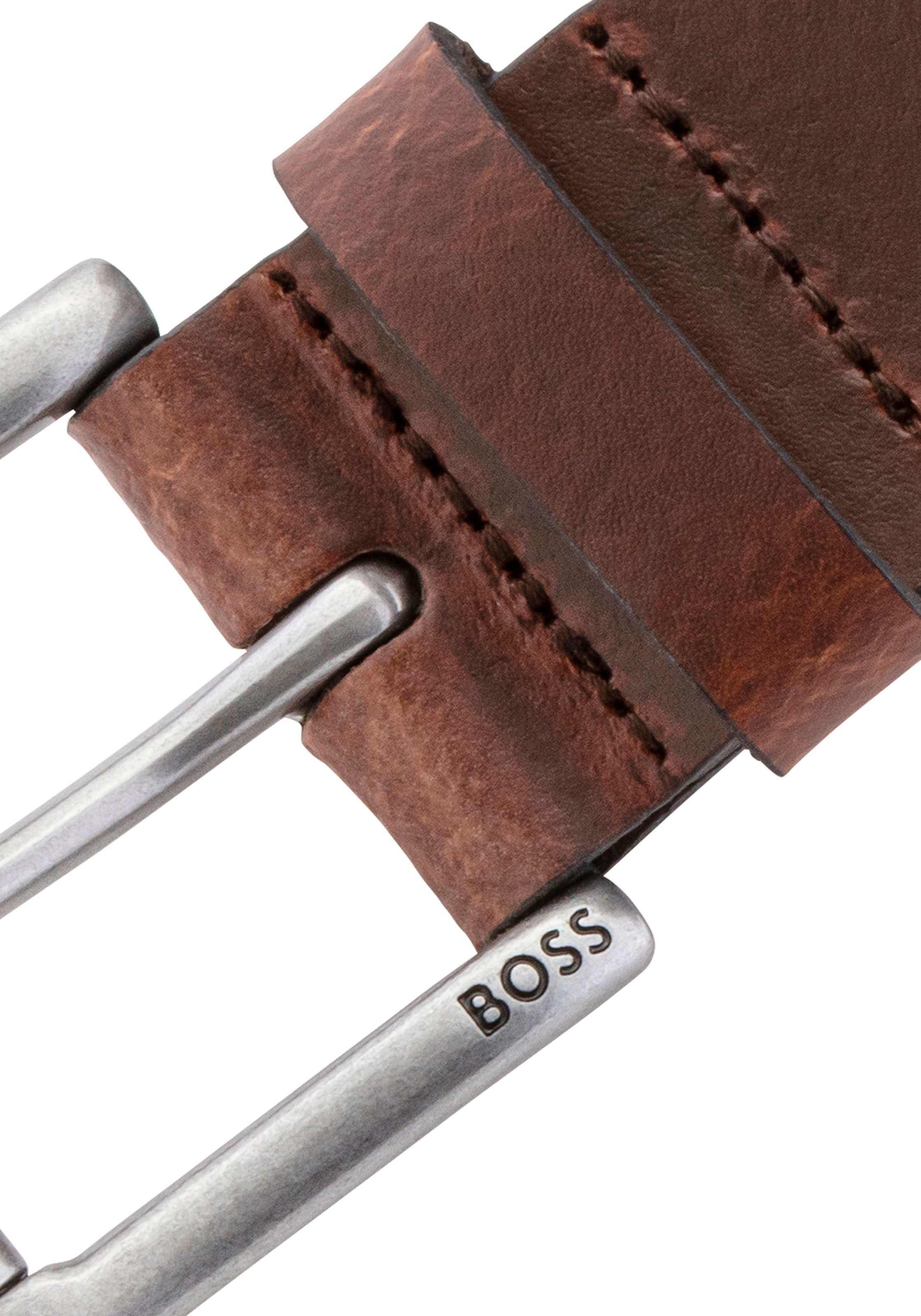 BOSS Ledergürtel »Joris Sz40« mit Logo auf der Dornschliesse