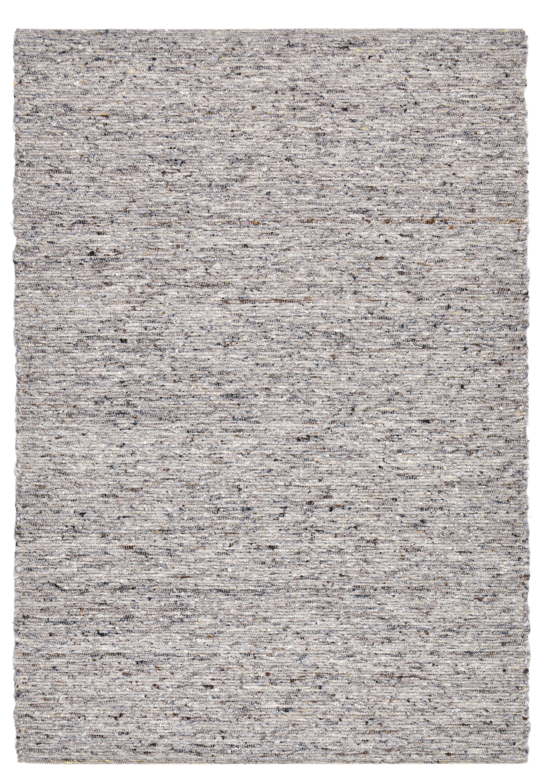 THEKO Tapis en laine »Alm-Glück, Handwebteppich« Rectangulaire 12 mm Höhe laine vierge pure, chinée, tissé à la main, tapis réversible, aussi comme coureur