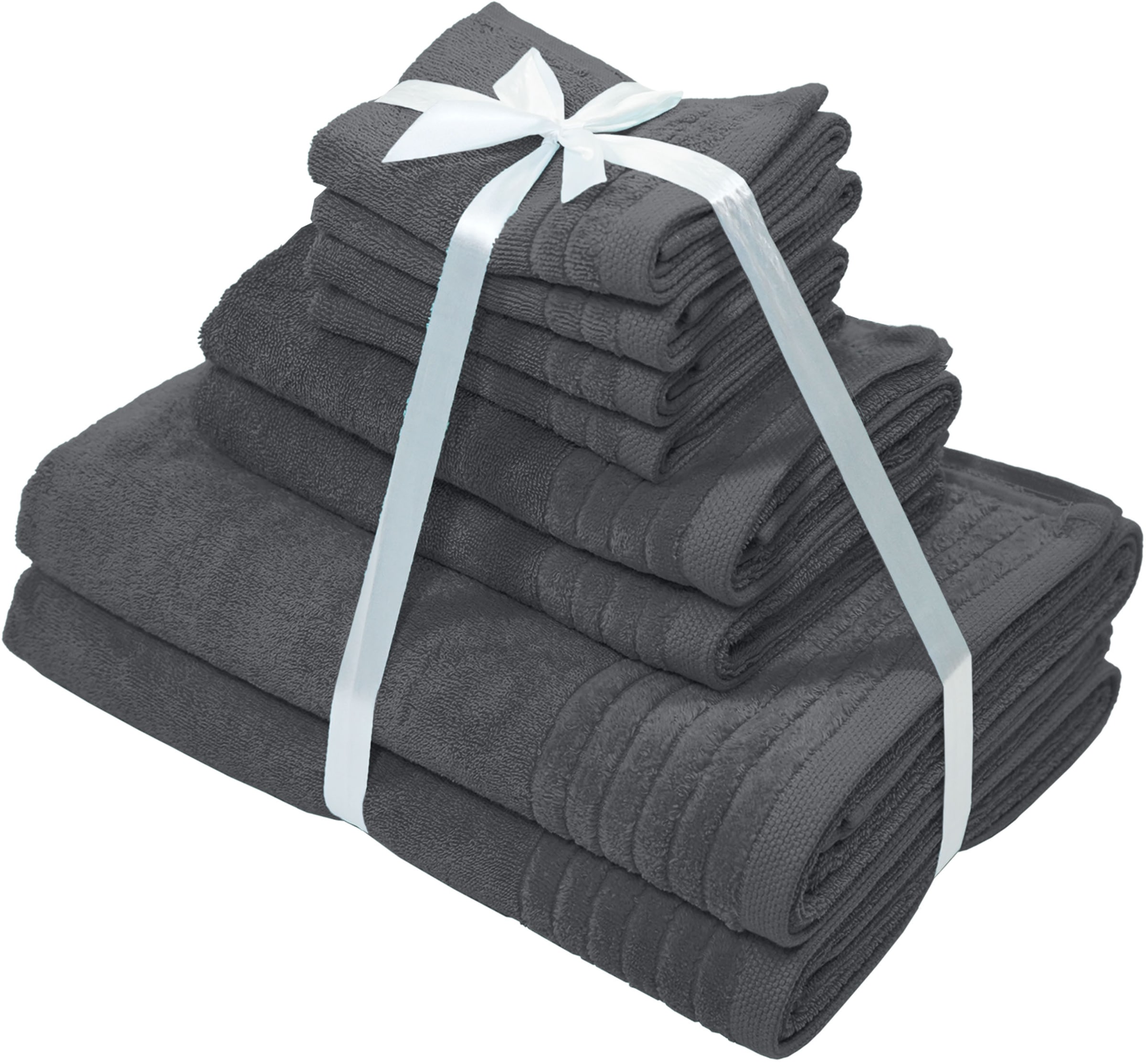 GOODproduct Handtuch Set »Sanremo Premium, Premium Handtücher, 600 gr/m², dicke Qualität« Set 8 Stk. Frottier Duschtücher, Handtücher, Seiftücher, 100% Baumwolle, 5 Jahre Garantie