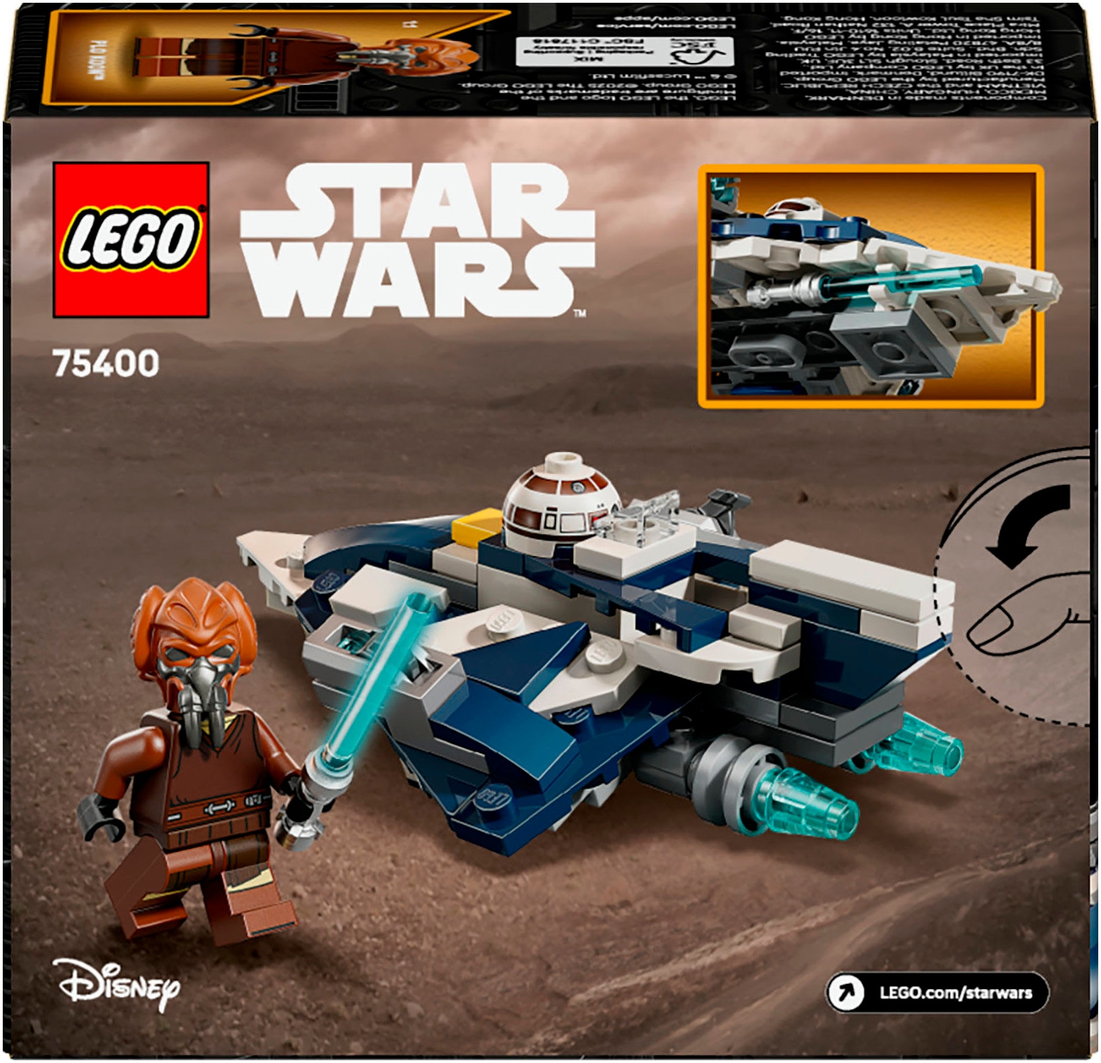 LEGO® Pions de construction »Plo Koons Jedi Starfighter Microfighter (75400), LEGO Star Wars™« Made in Europe