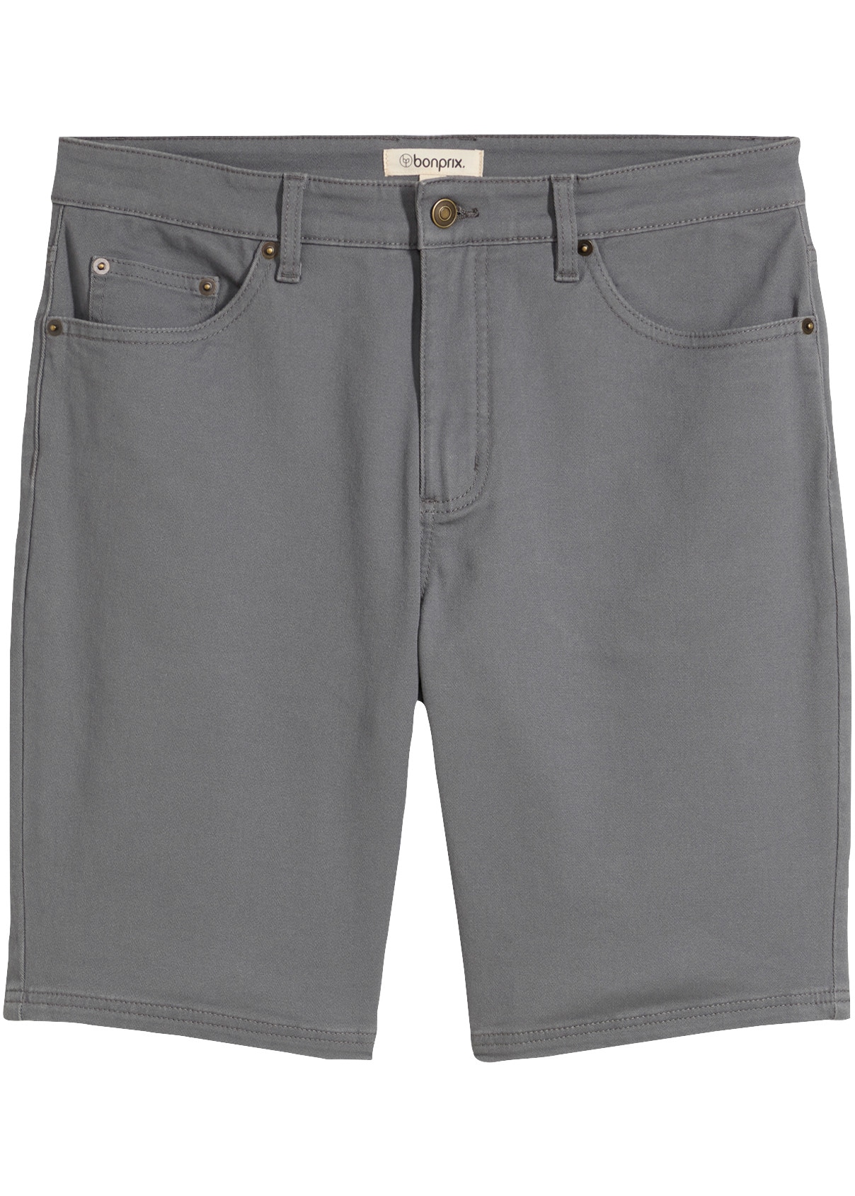 bonprix Bermuda  en coton avec élasthanne, avec stretch, taille haute