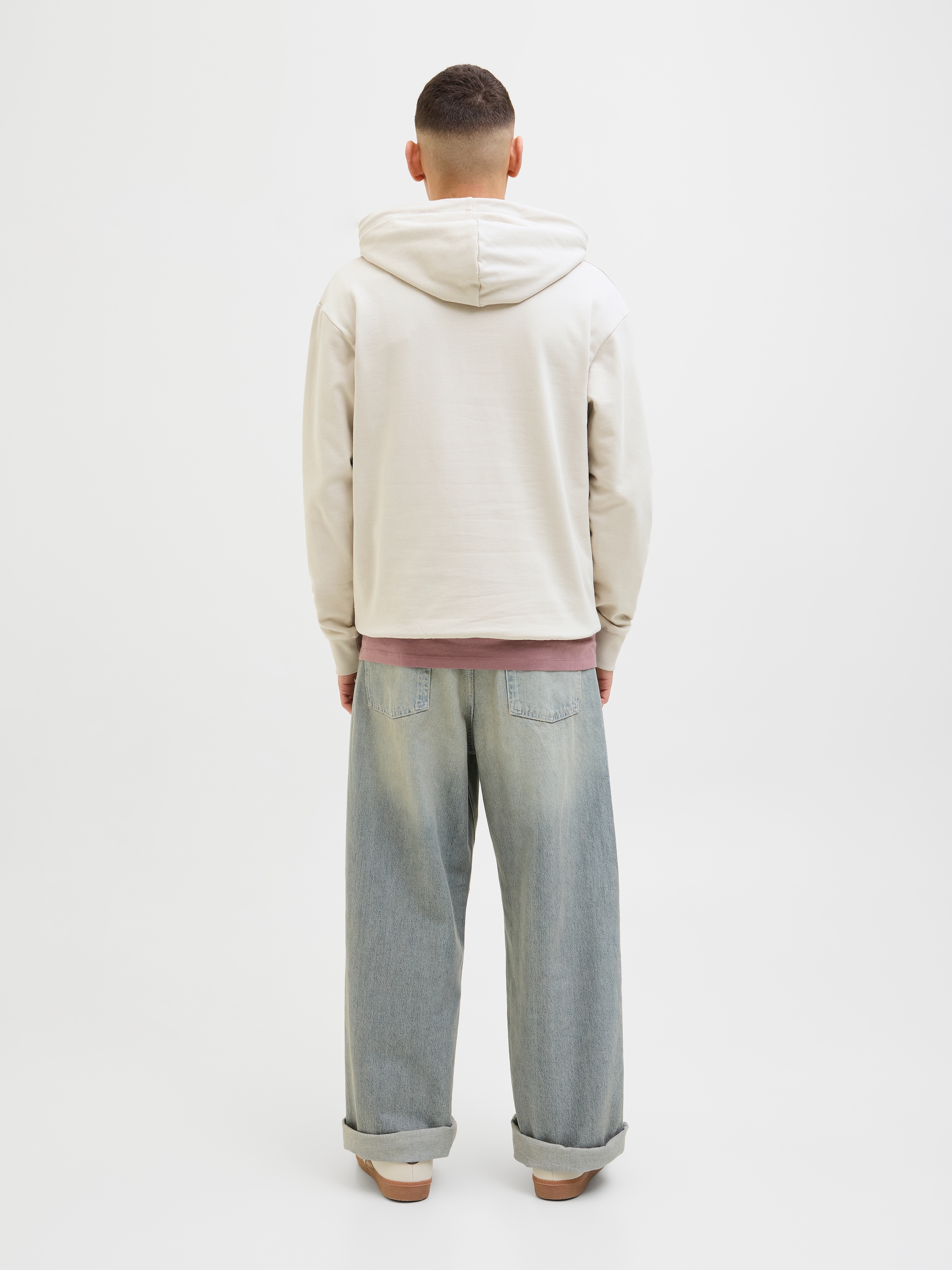 Jack & Jones Kapuzensweatshirt »JJEBRYAN CORP LOGO SWEAT HOOD NOOS«, mit Logo Druck
