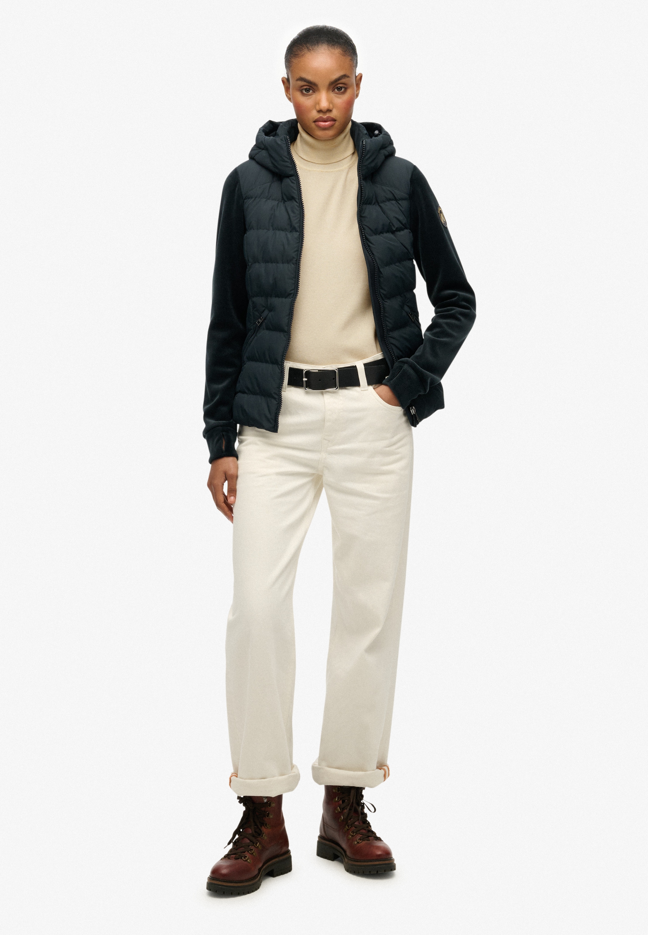 Superdry Steppjacke »HOODED FUJI STORM JACKET« mit Kapuze