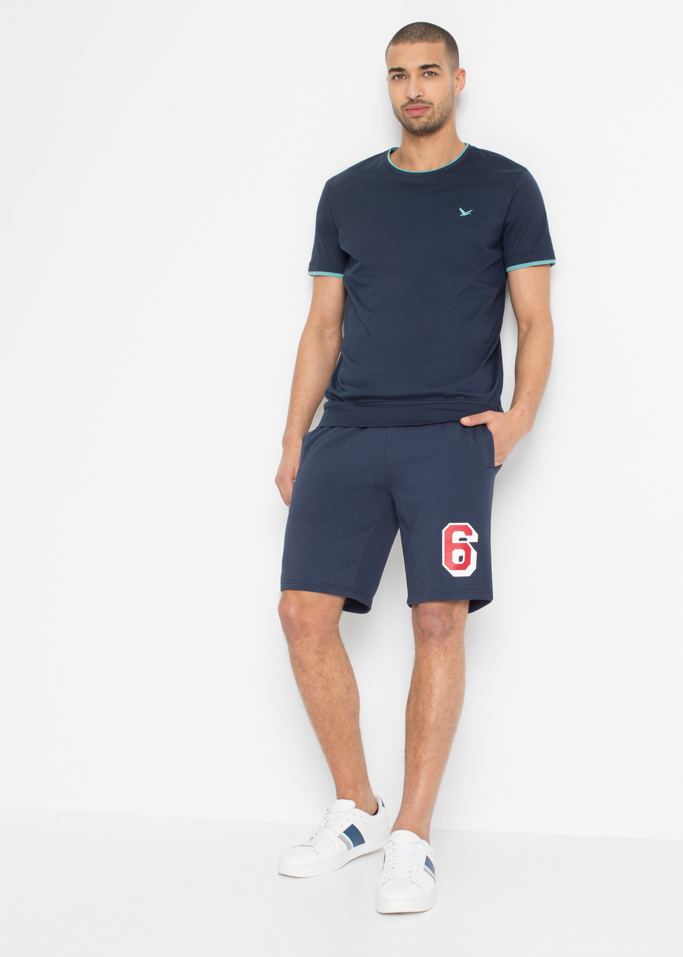 bonprix T-shirt »T-Shirt (2er Pack)« Packung, 2, 2 cuis regular fit Passform, Kurzarm, für den Alltag, aus Baumwolle