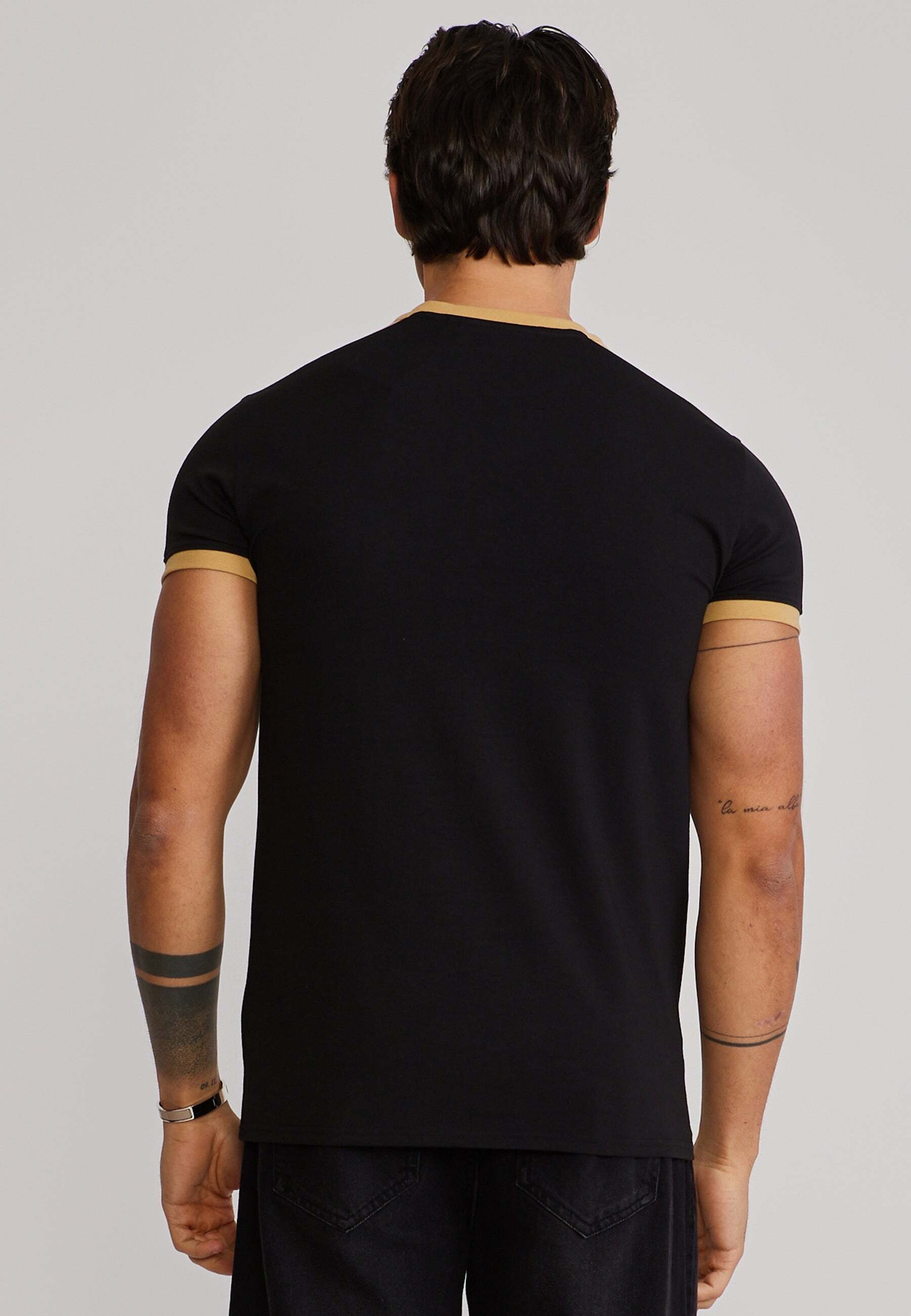 Siksilk T-Shirt »Siksilk T-Shirt Stripe Ringer«