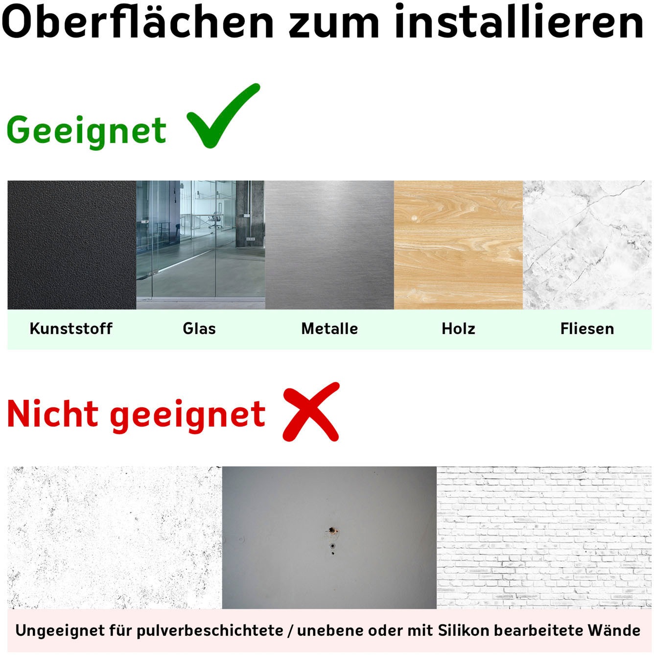 queence Magnetfolie »Magnetische Tafelfolie« Tafel-Wandtafelfolie-Magnetfolie, selbstklebend, Kreide+Neodym-Magnete