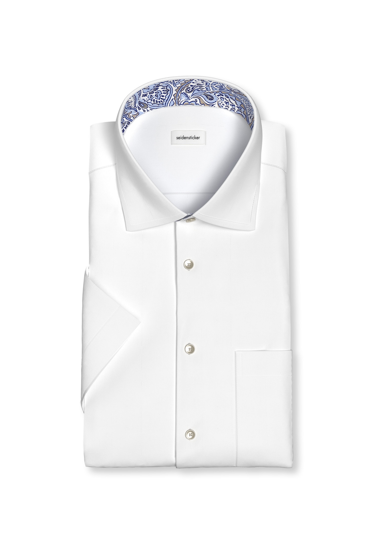 seidensticker Businesshemd »Regular«, Regular Kurzarm Kentkragen Uni

