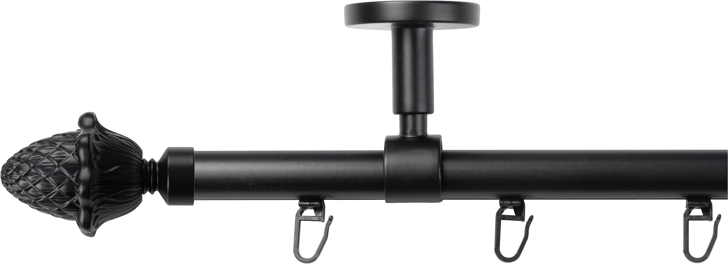 SN DECO GROUP »Gardinenstange Innenlauf Nantes, 1-läufig, Fixmass, verschraubt« Ø 19 mm Fixmass;kürzbar