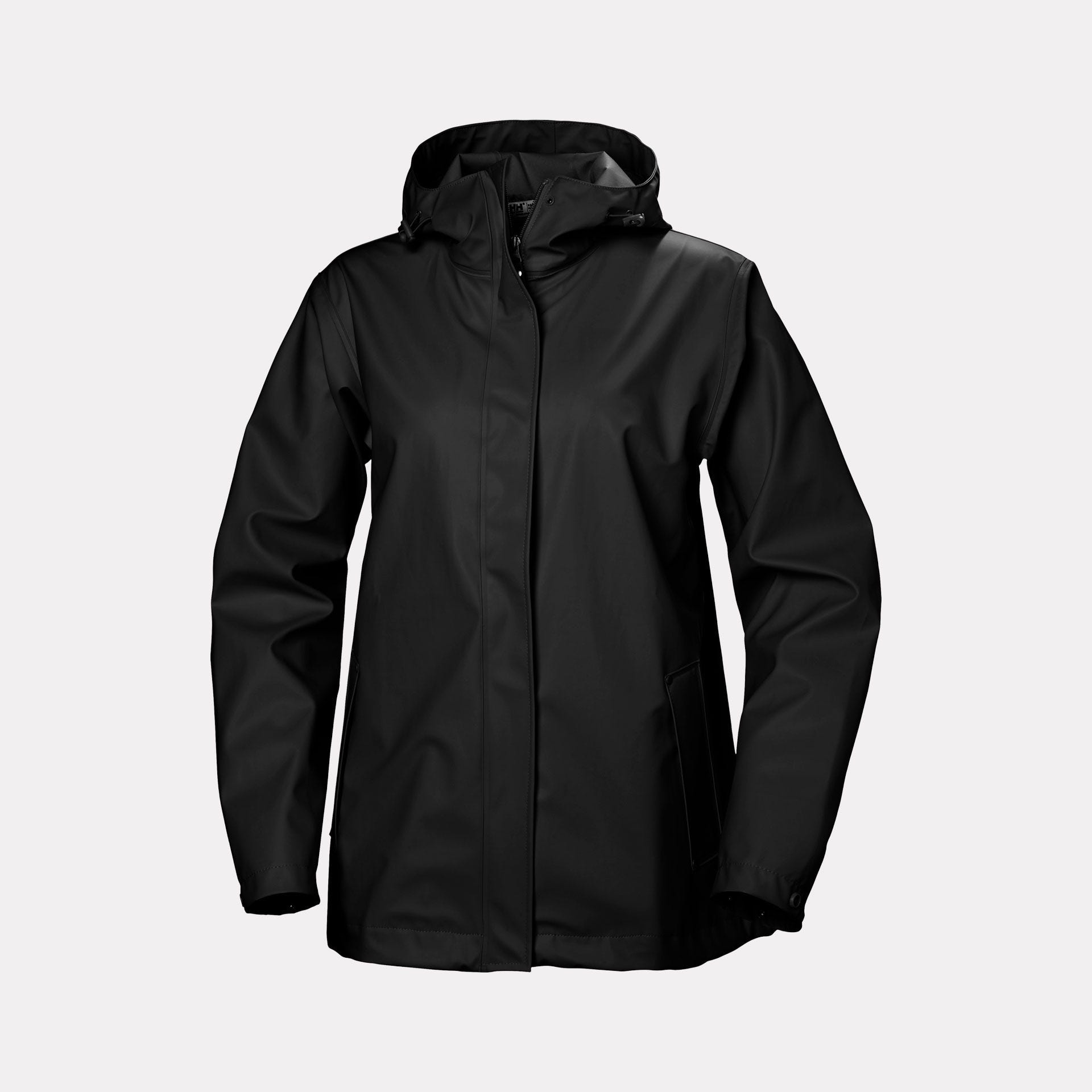 Helly Hansen Veste de pluie »W MOSS JACKET« avec capuche avec col montant, coupe-vent, tissu PU imperméable