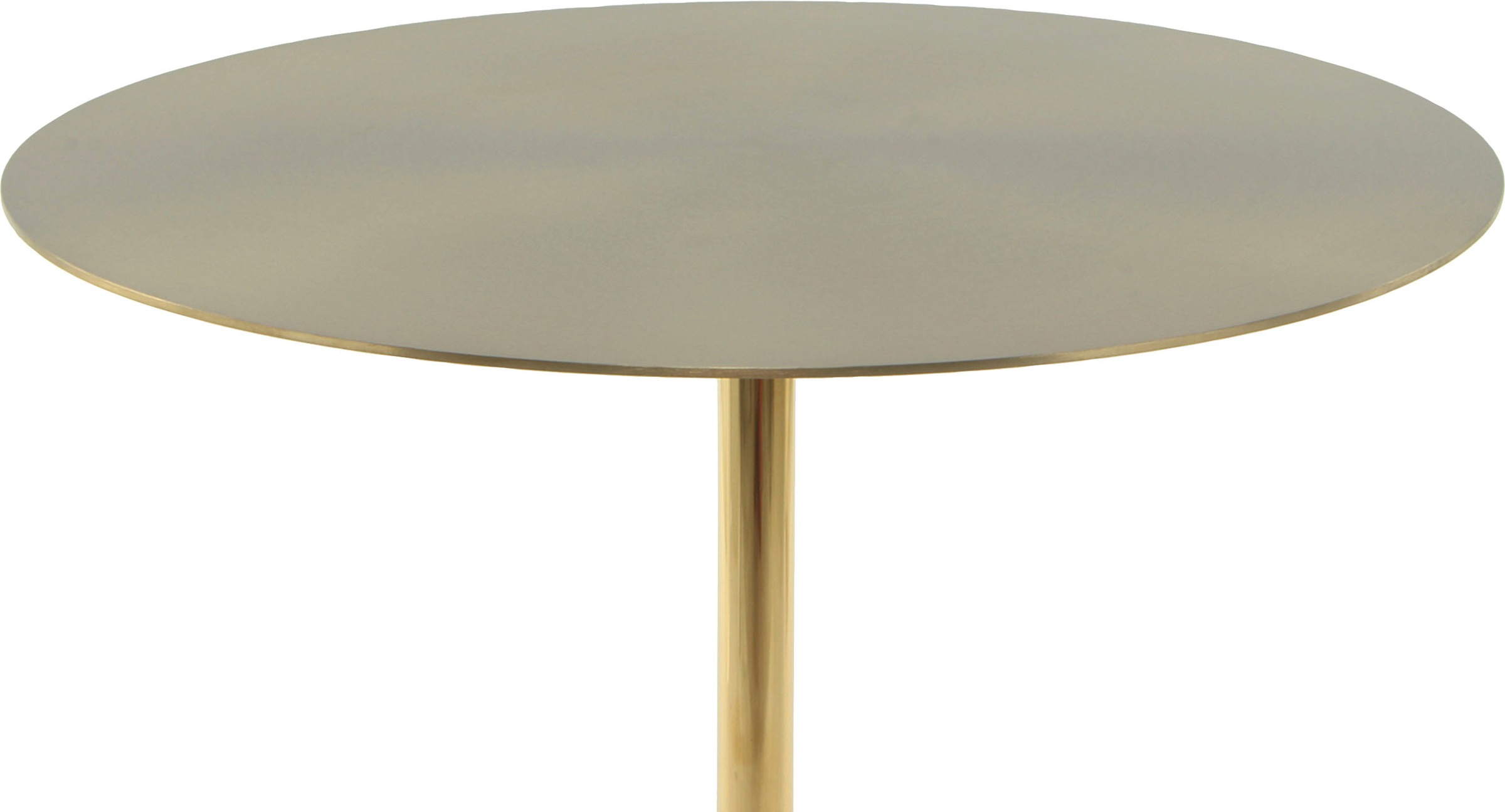 Kayoom Table d'appoint »Rocio 325, Ausgestattet mit stabilem Marmorfuss, Edelstahl-Gestell« 1 cuis tlg. Stabiler Marmorfuss, runde Ablagefläche und Gestell aus Edelstahl