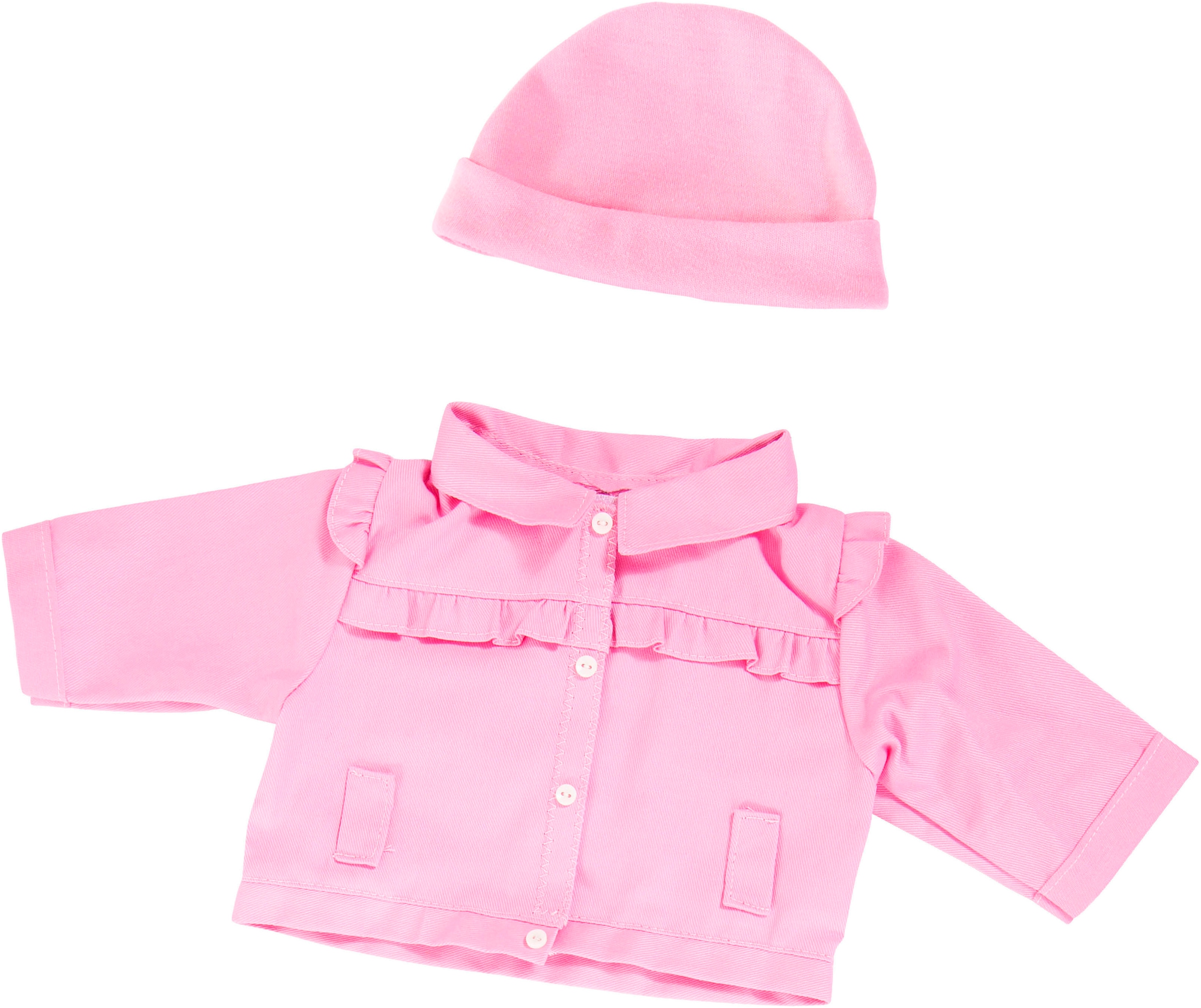 Bayer Puppenkleidung »Kleid/Jacke blau 46 cm«