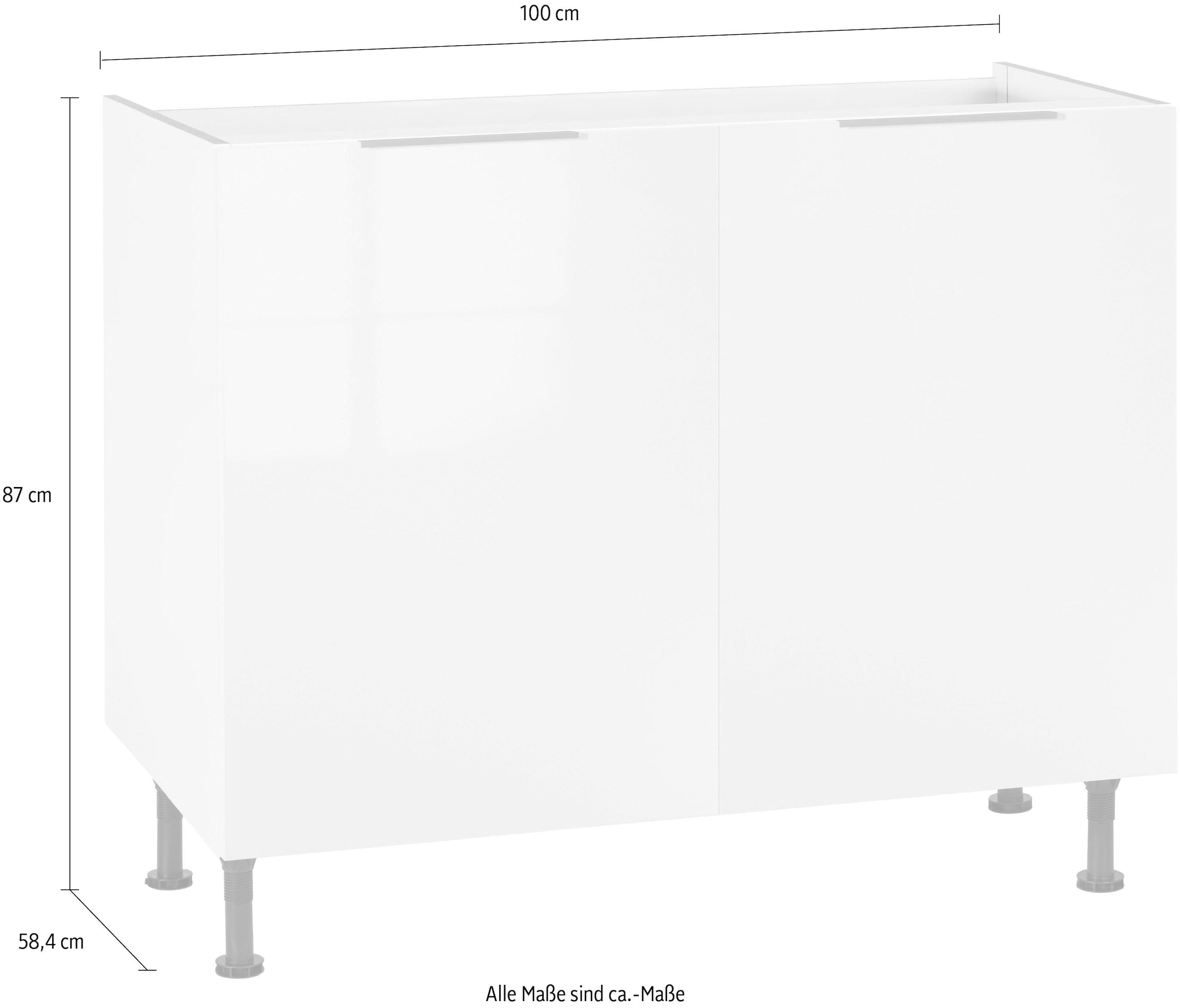 OPTIFIT Spülenschrank »Tara« Breite 100 cm