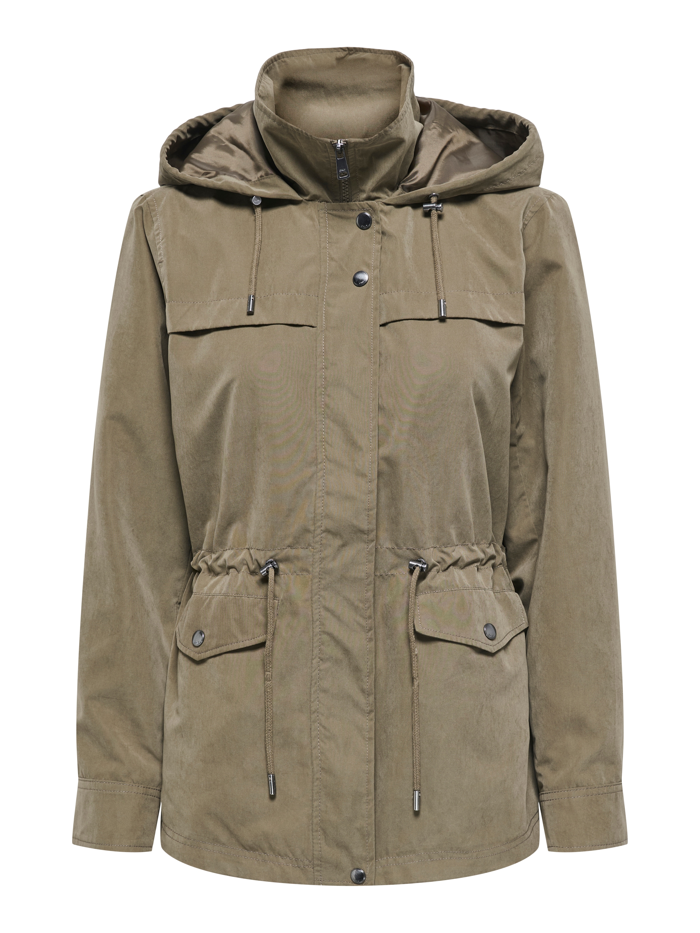 ONLY Parka »ONLNEWSTARLINE SPRING JACKET CC OTW« avec capuche avec fermeture éclair continue et dissimulée