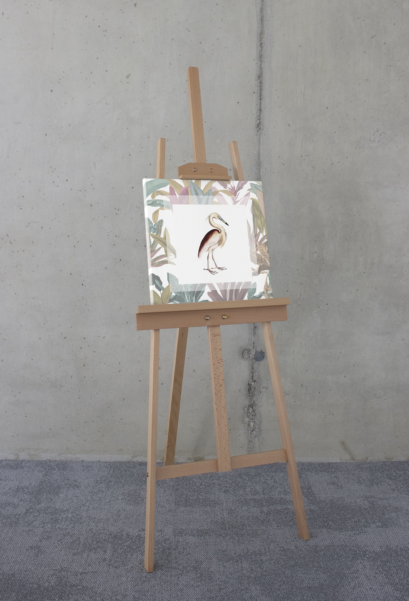 Komar Tableau sur toile »Uncommon Bird - Grösse 40 x 40 cm« 1 cuis tlg. Keilrahmenbild mi Echtholzrahmen