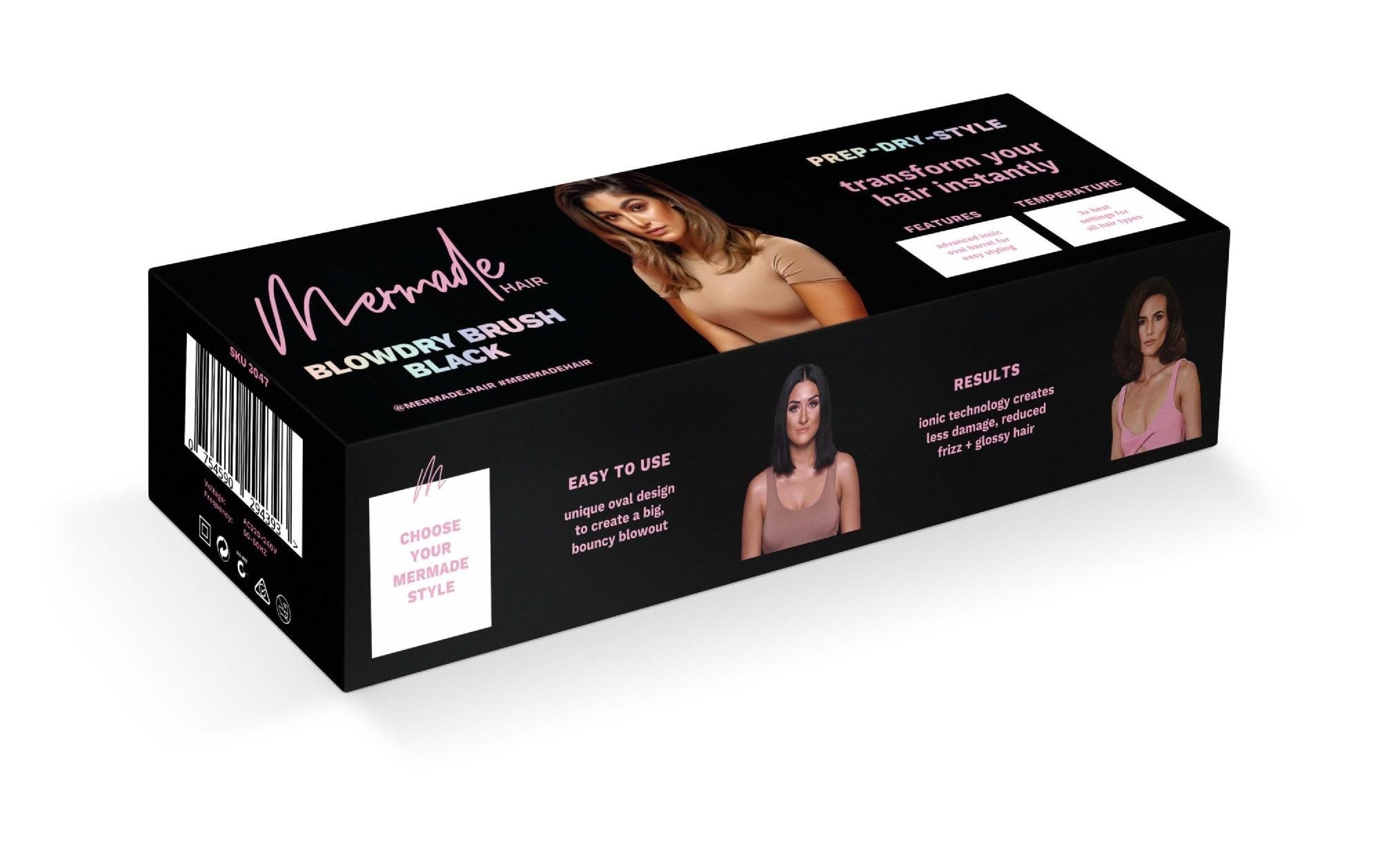 Mermade Hair Warmluftbürste »Black«