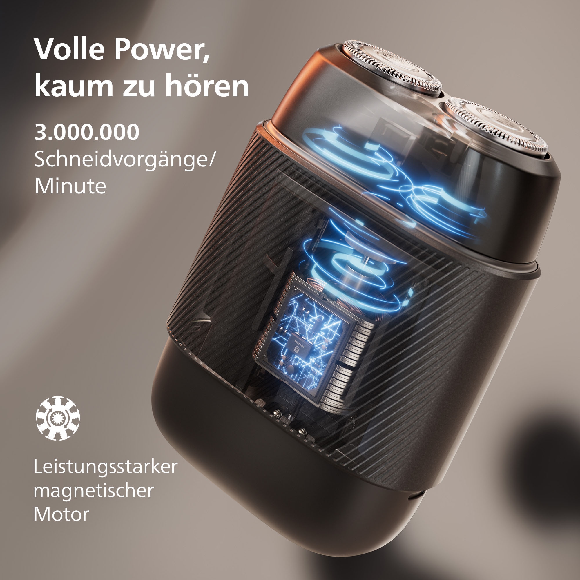 Philips Rasoirs électriques »S591/05« mit SteelPrecision Klingen, 3D Floating Heads, inkl. Reiseetui