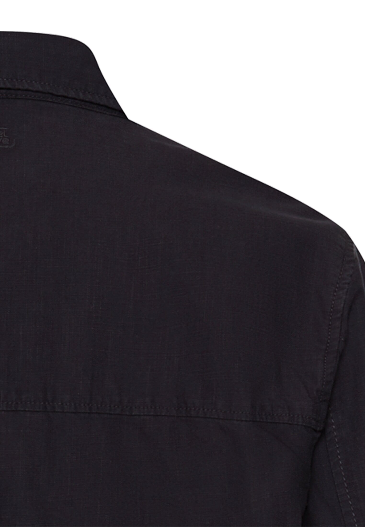 camel active Langarmhemd Overshirt mit Druckknöpfen