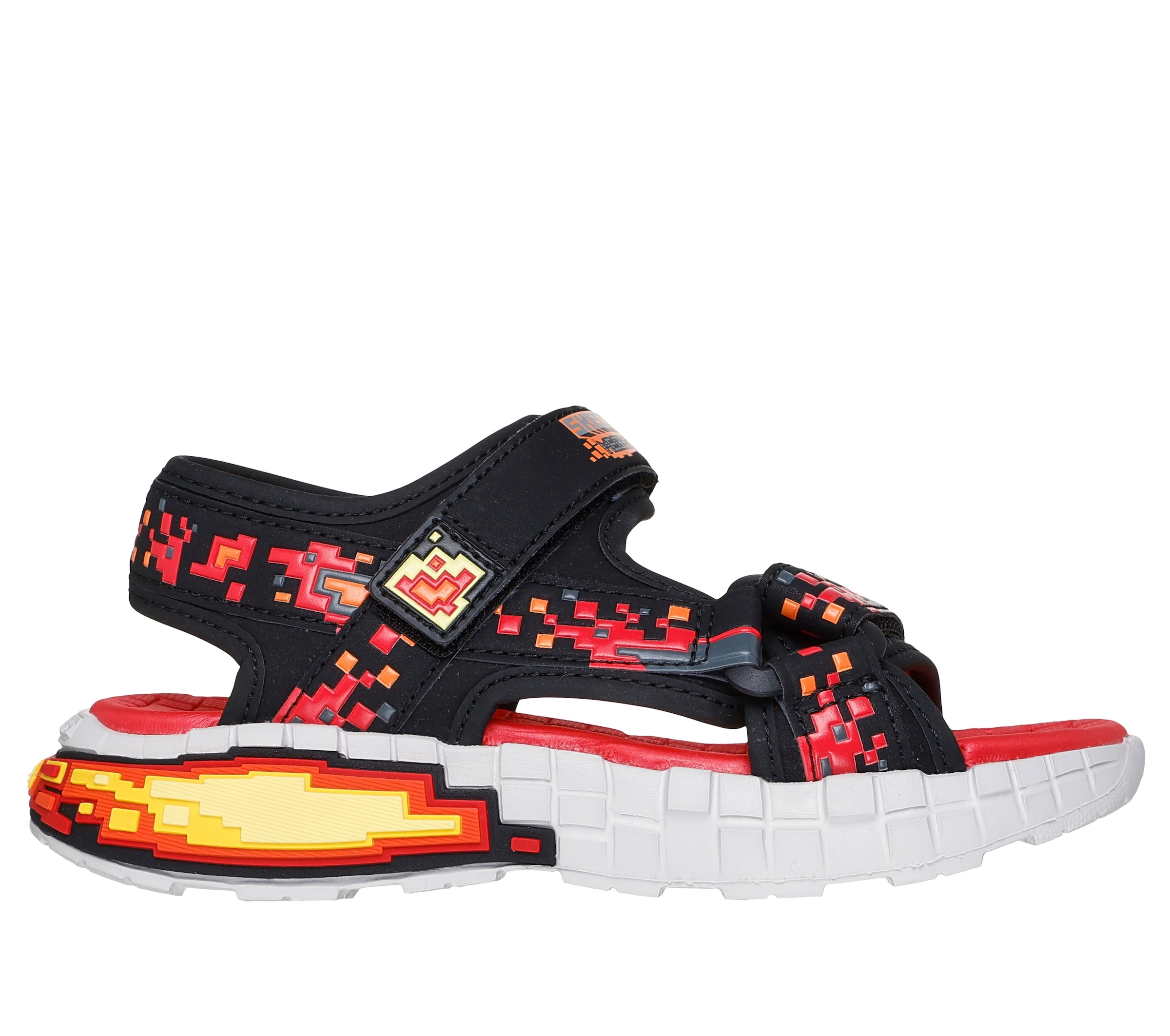 Skechers Sandale »MEGA-SPLASH 4K«  Sandale Mega Craft avec fermeture scratch, gabarit de taille à télécharger