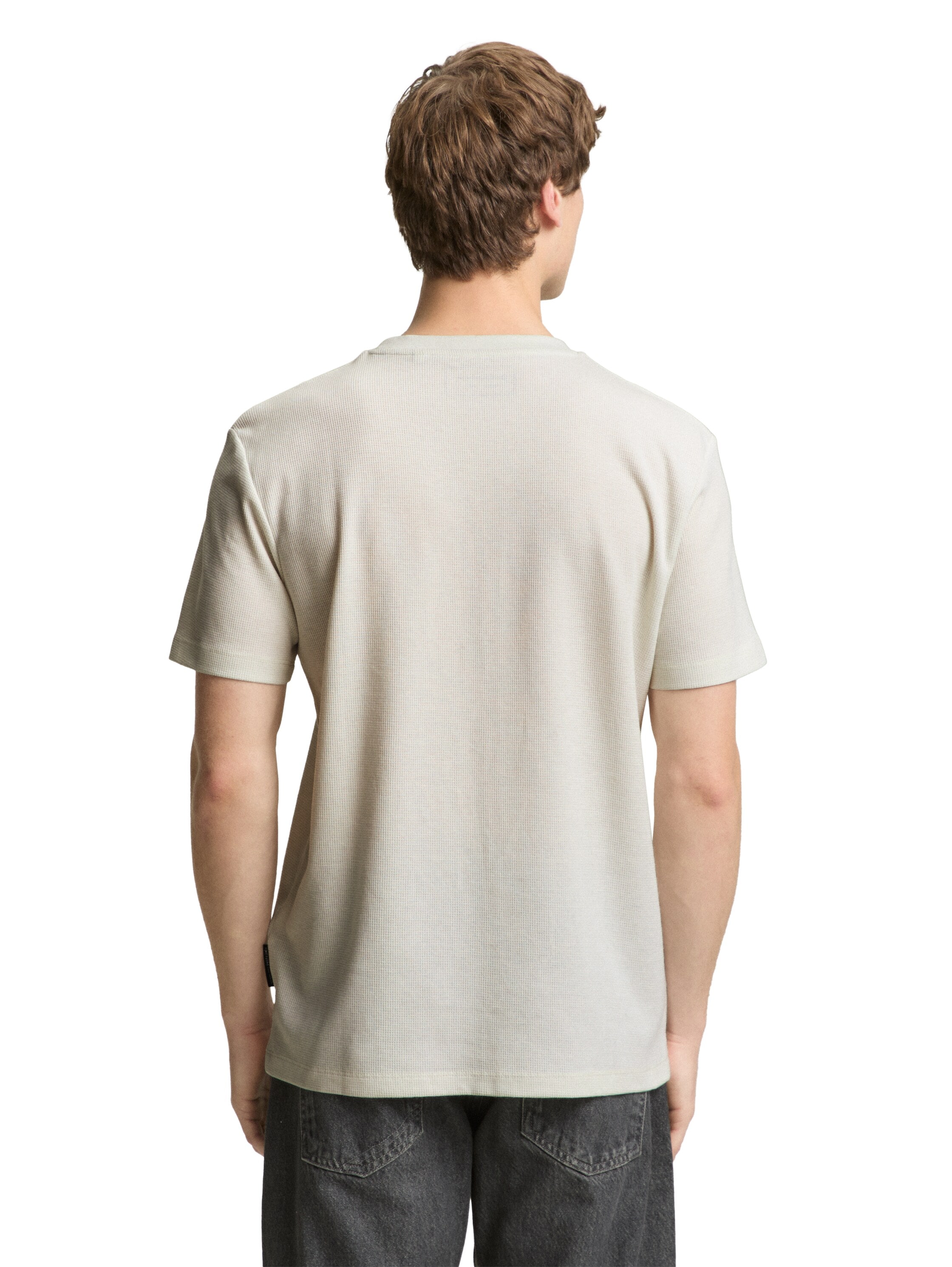 TOM TAILOR Denim T-shirt en qualité piqué