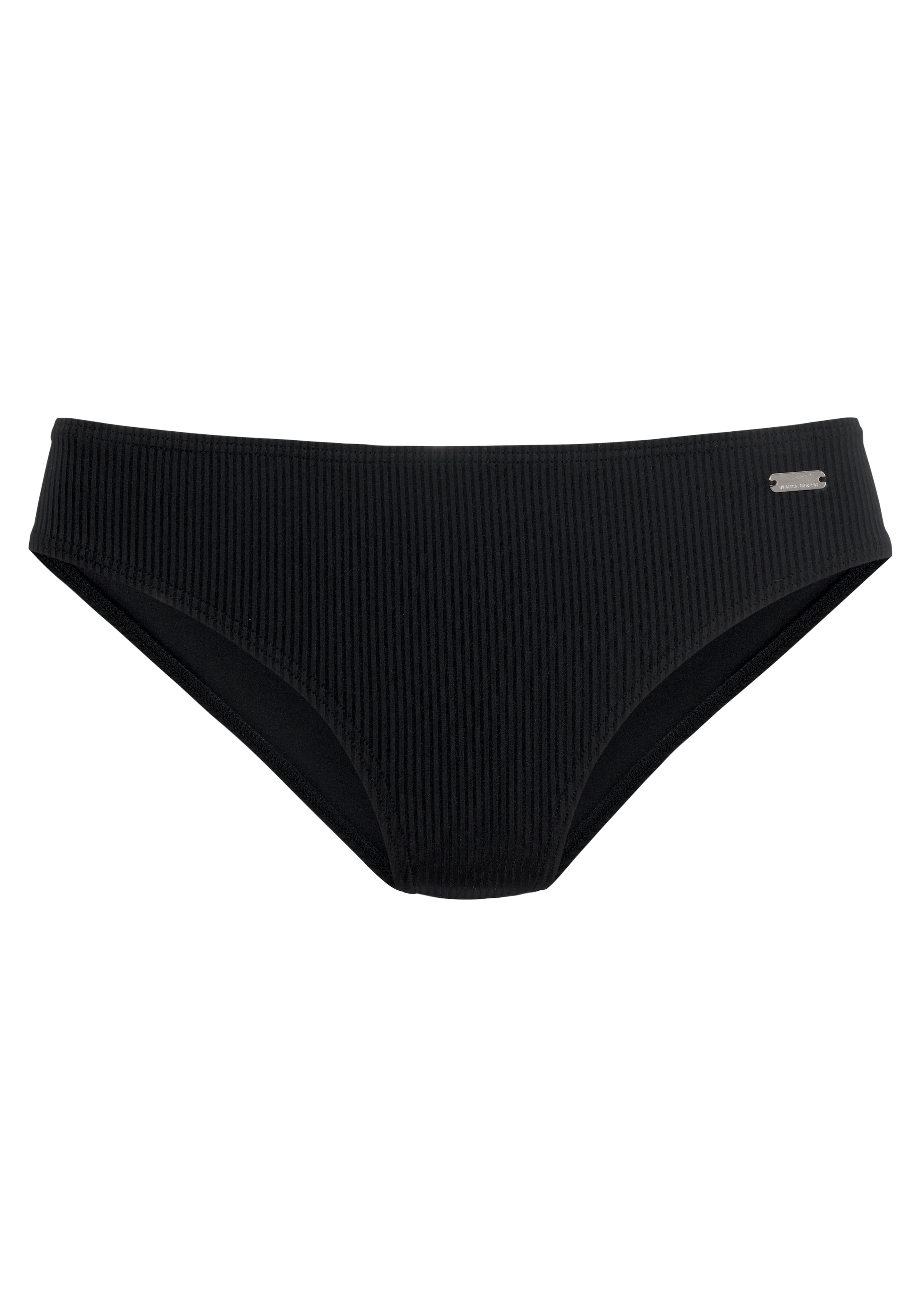 Venice Beach Pantalon de bikini »Lucky« aus gerippter Strukturware