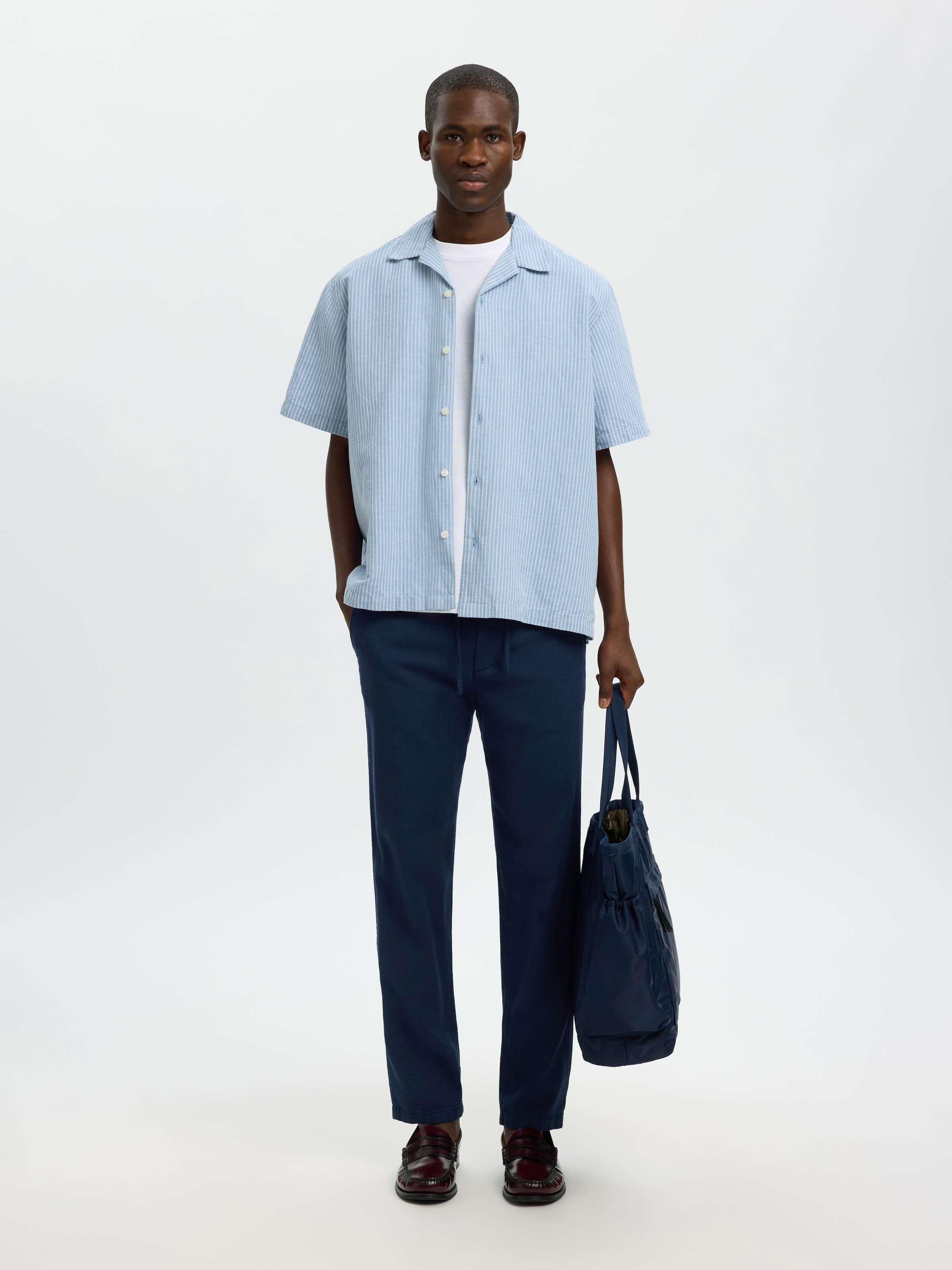 SELECTED Chinos »SLH172-SLIMTAPE BRODY LINEN PANT NOOS«  mit Leinen