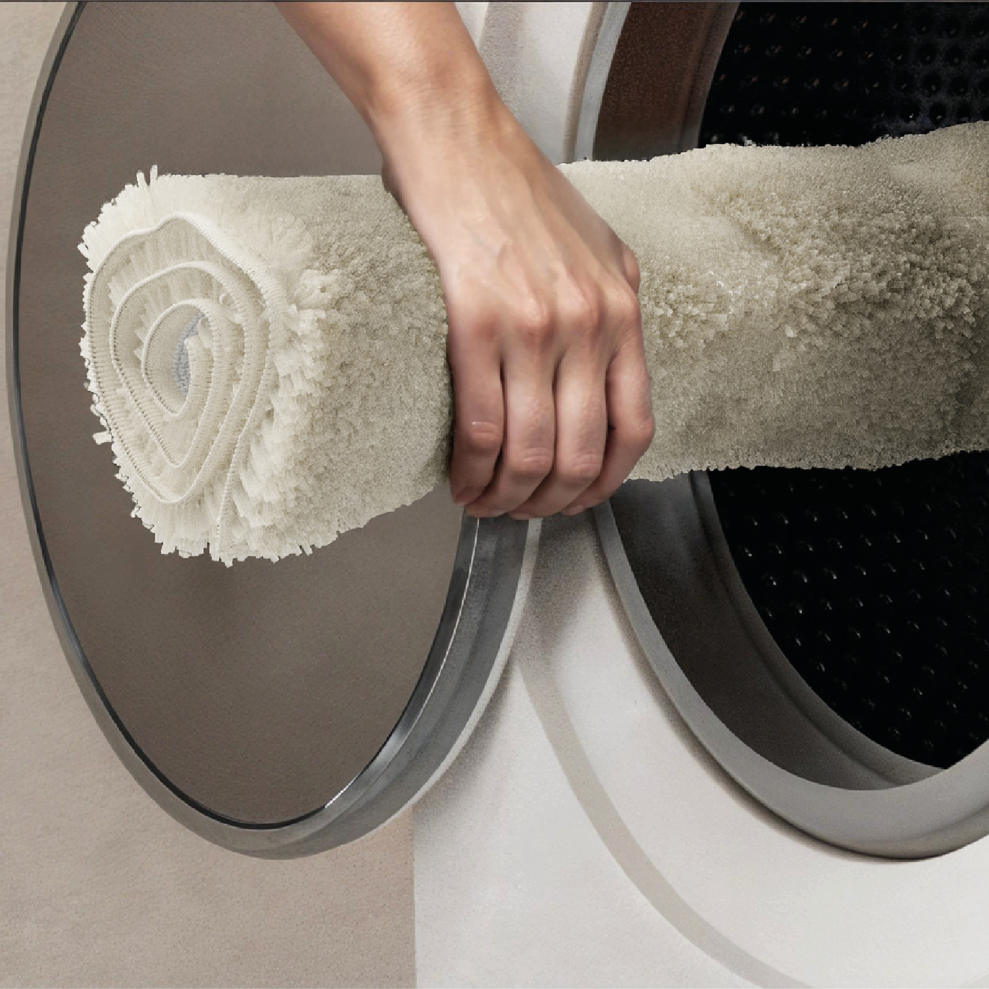 GOODproduct Badematte »Levii, Badvorleger, Badezimmer Teppich, sehr weich« Höhe 20 mm rutschhemmend beschichtet fussbodenheizungsgeeignet | schnell trocknend Hoch-Tief-Effekt, weiche Haptik, Made in Europe