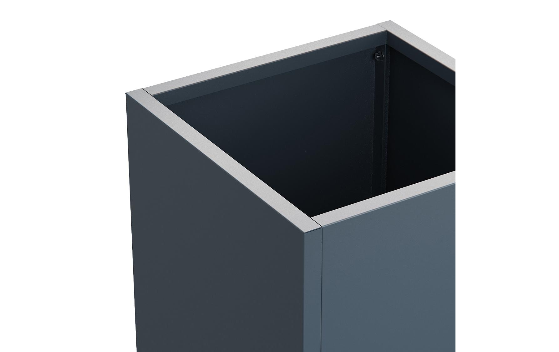 Herstera Garden Bac à plantes »Metall Säulen 50 x 50 x 100 cm«