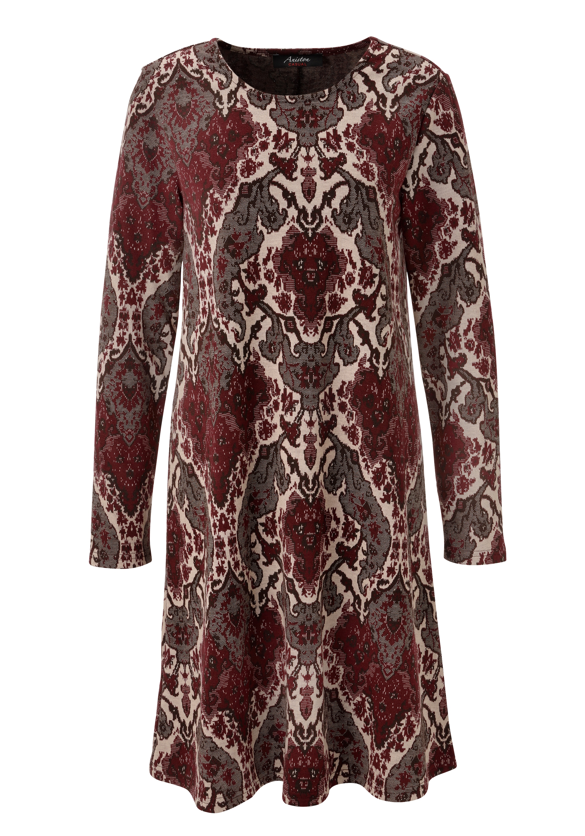 Aniston CASUAL Robe en ligne A mit extravagantem Ornament-Muster - NEUE KOLLEKTION