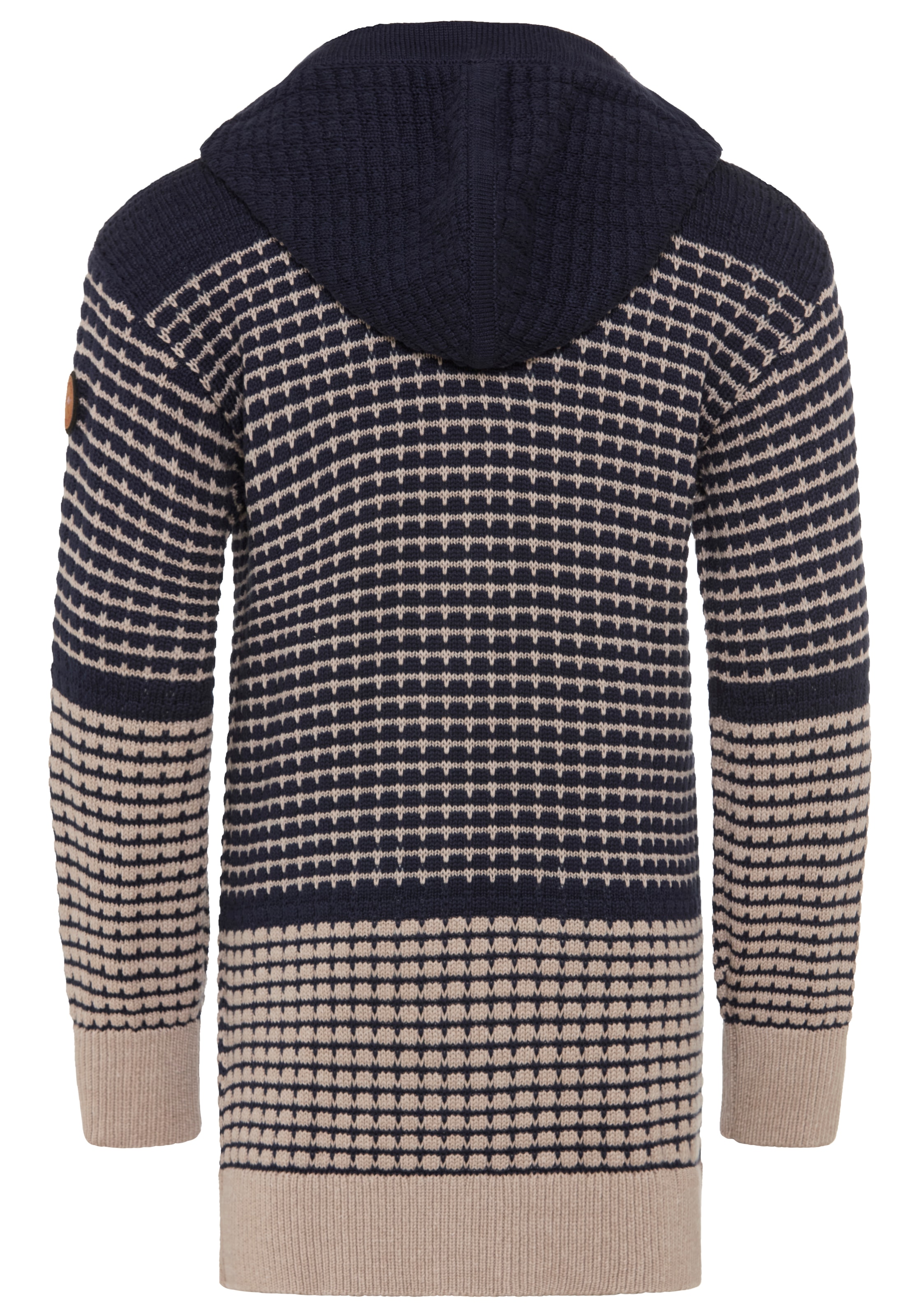 KangaROOS Veste en tricot »Long-Strickjacke mit modischen Ringelmuster von KangaROOS« Long gilet, coupe décontractée, qualité grosse maille