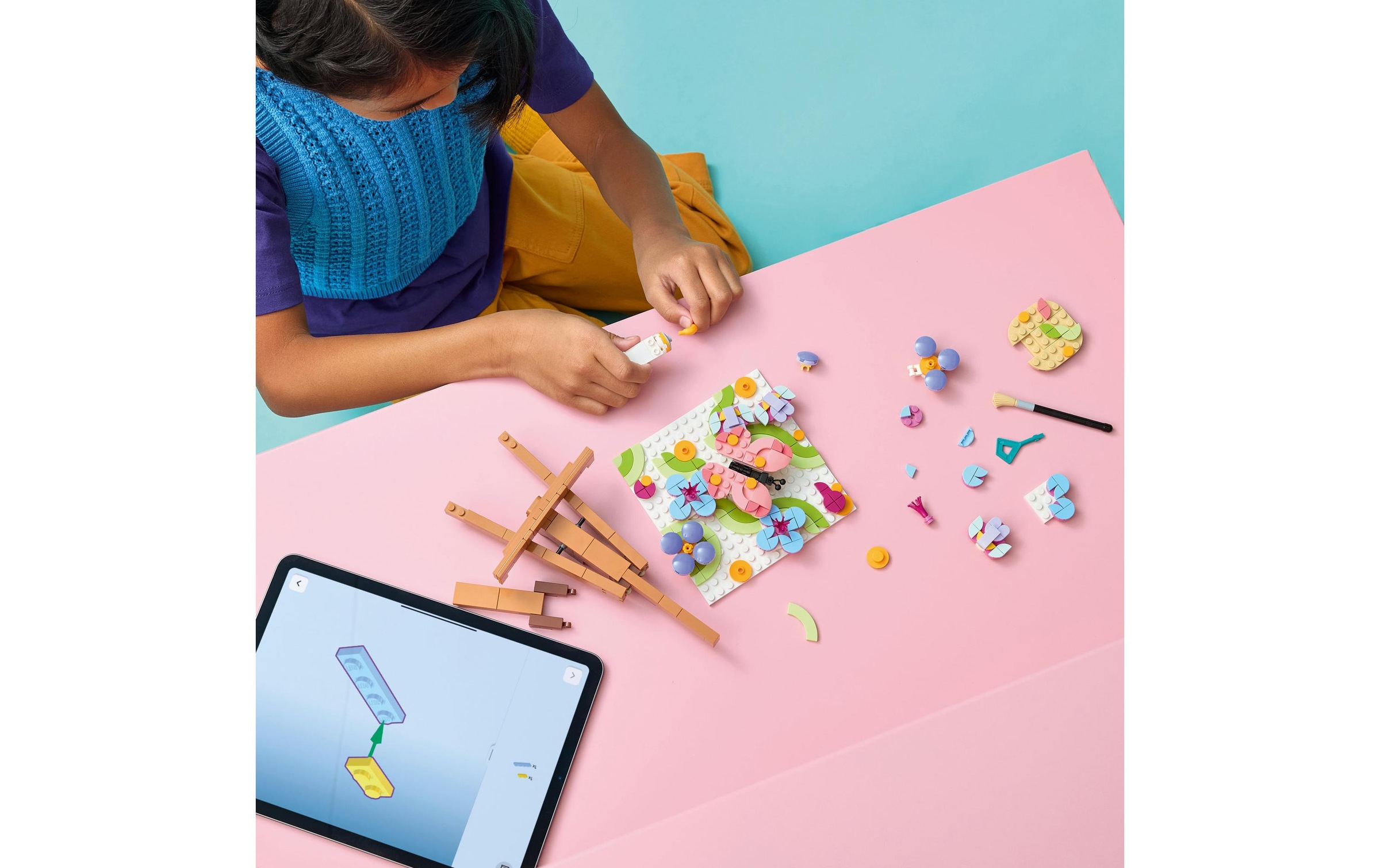 LEGO® Pions de construction »Deko-Blumengemälde (31390), LEGO Creator« fabriqué en Europe