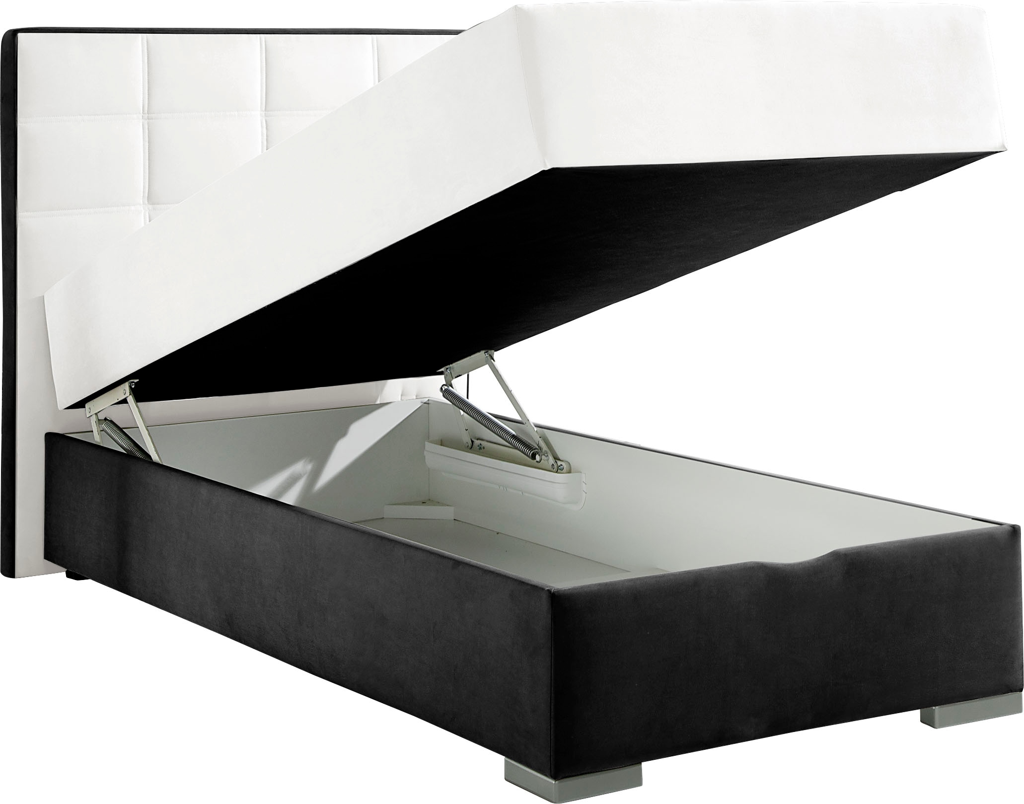 Maintal Boxspringbett mit Bettkasten und Topper