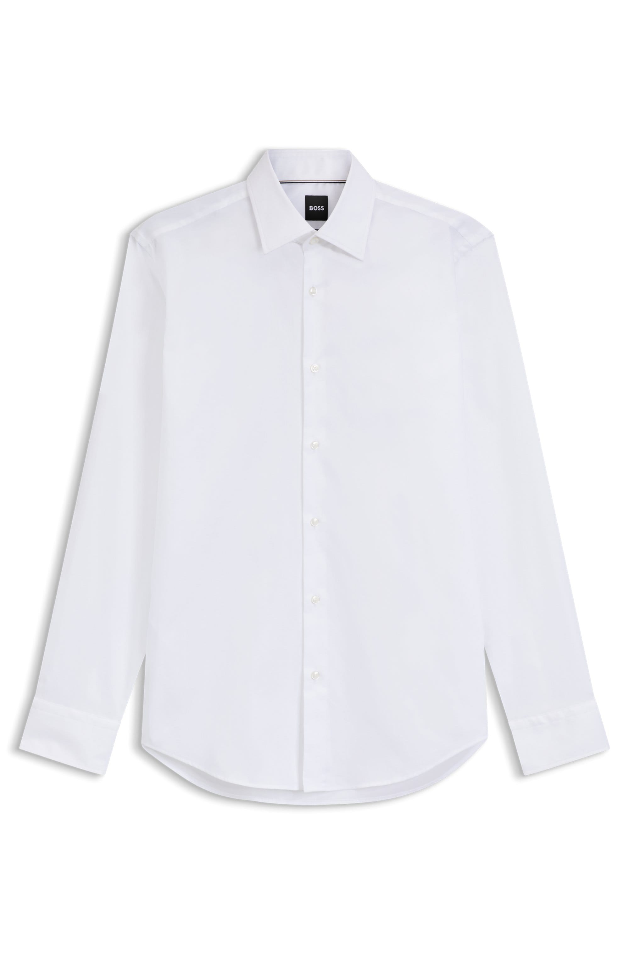 BOSS Chemise d'affaires Kent-Kragen, Regular Fit, bügelleichte Baumwollqualität