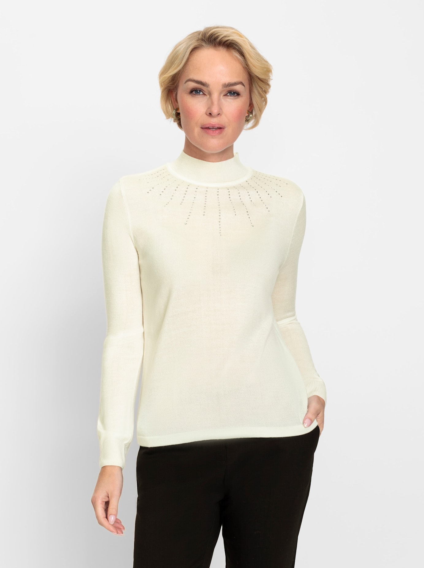 Classic Stehkragenpullover »Pullover«