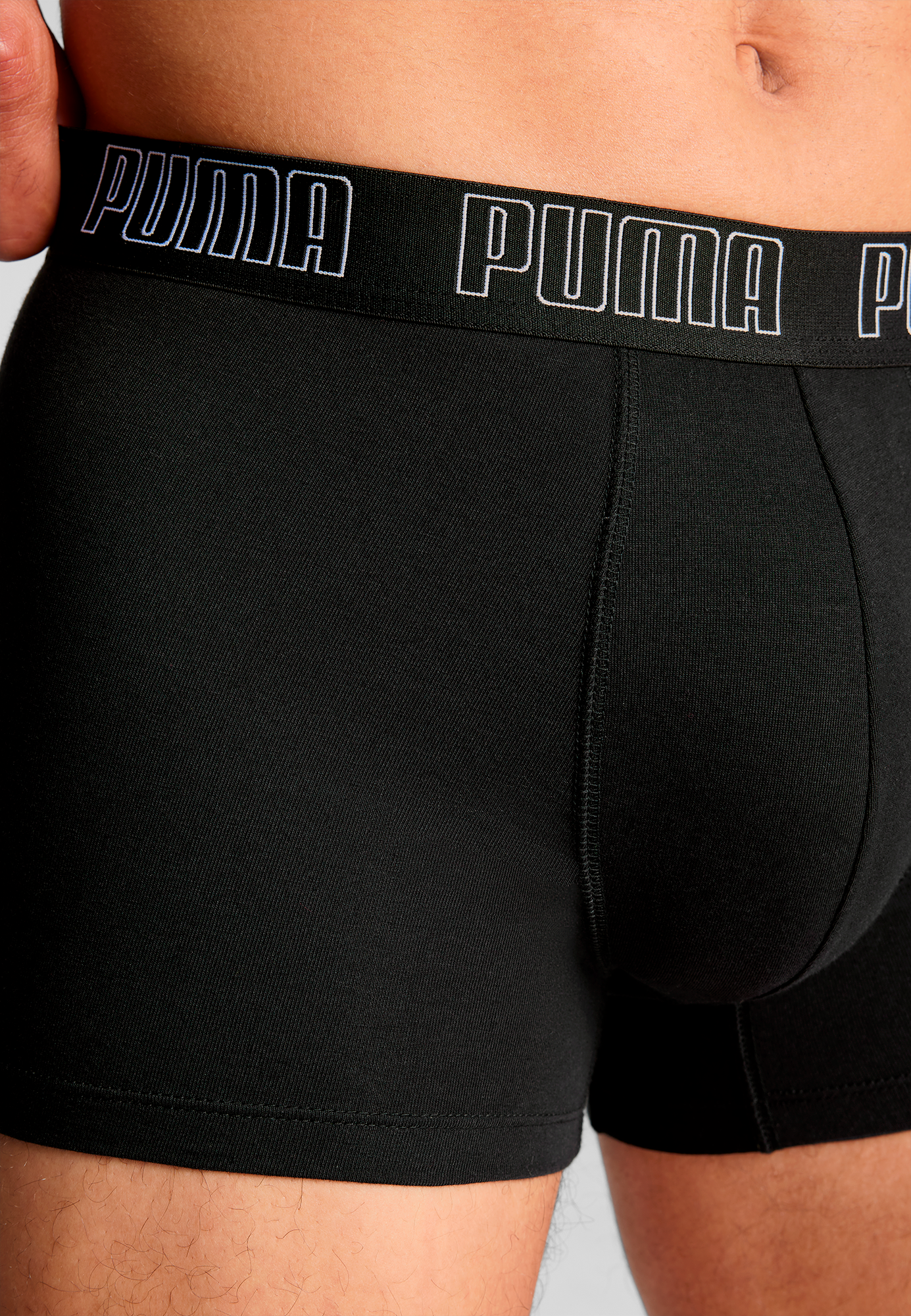 PUMA Hipster »PUMA MEN EVERYDAY TRUNKS 2P« Packung, 2er-Pack,  mit kontrastfarbigem Webbund