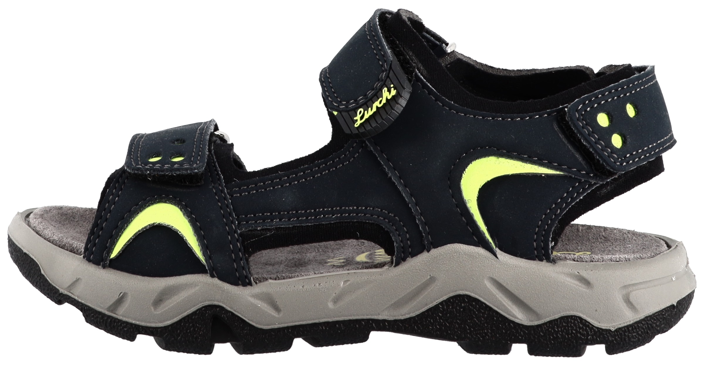 Lurchi Sandale »Oweno«  Klettschuh mit Neonfarben, Grössenschablone zum Download