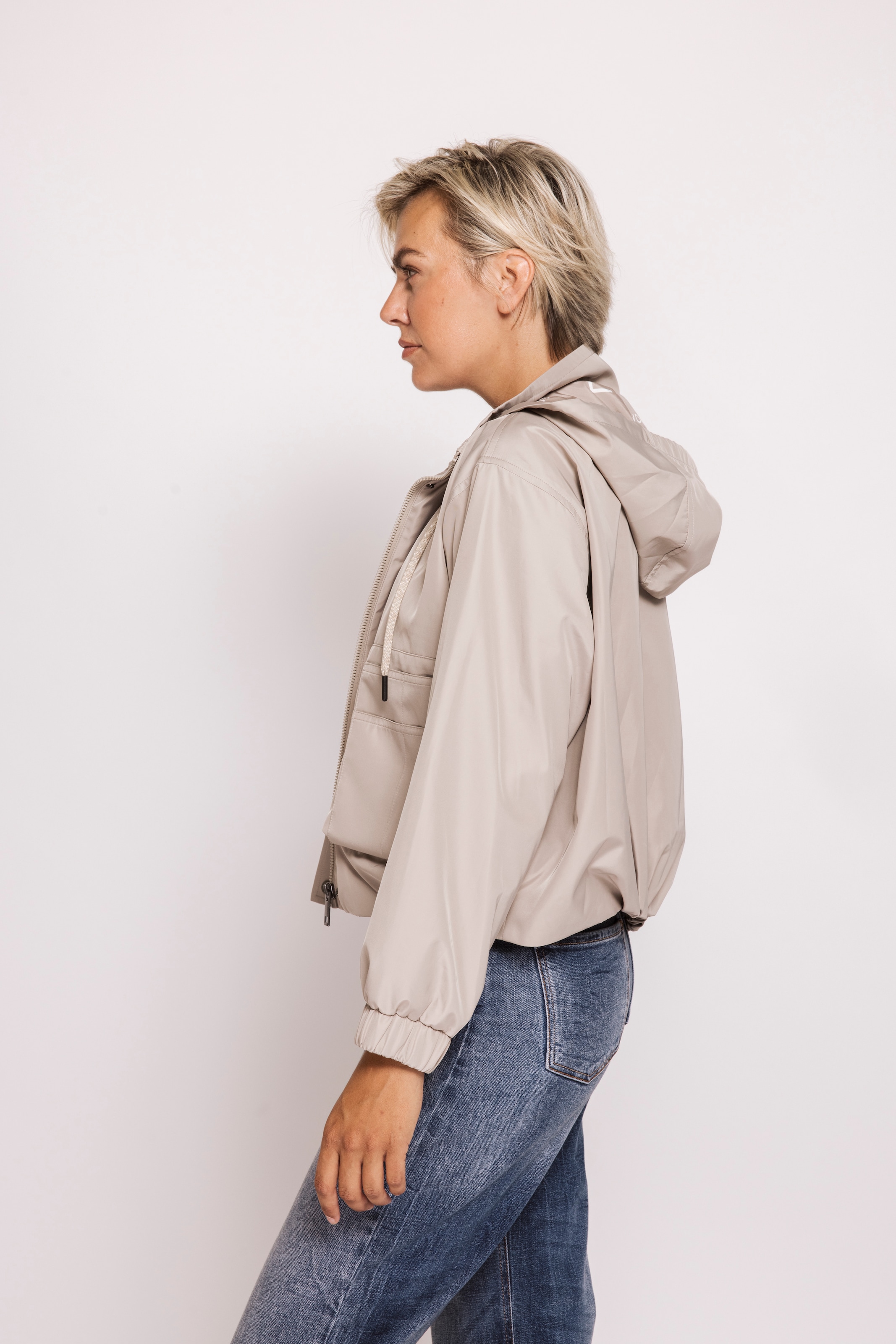 Zhrill Veste courte »ZHBIRA Kurzjacke« mit Kapuze mit Kapuze und Reissverschluss