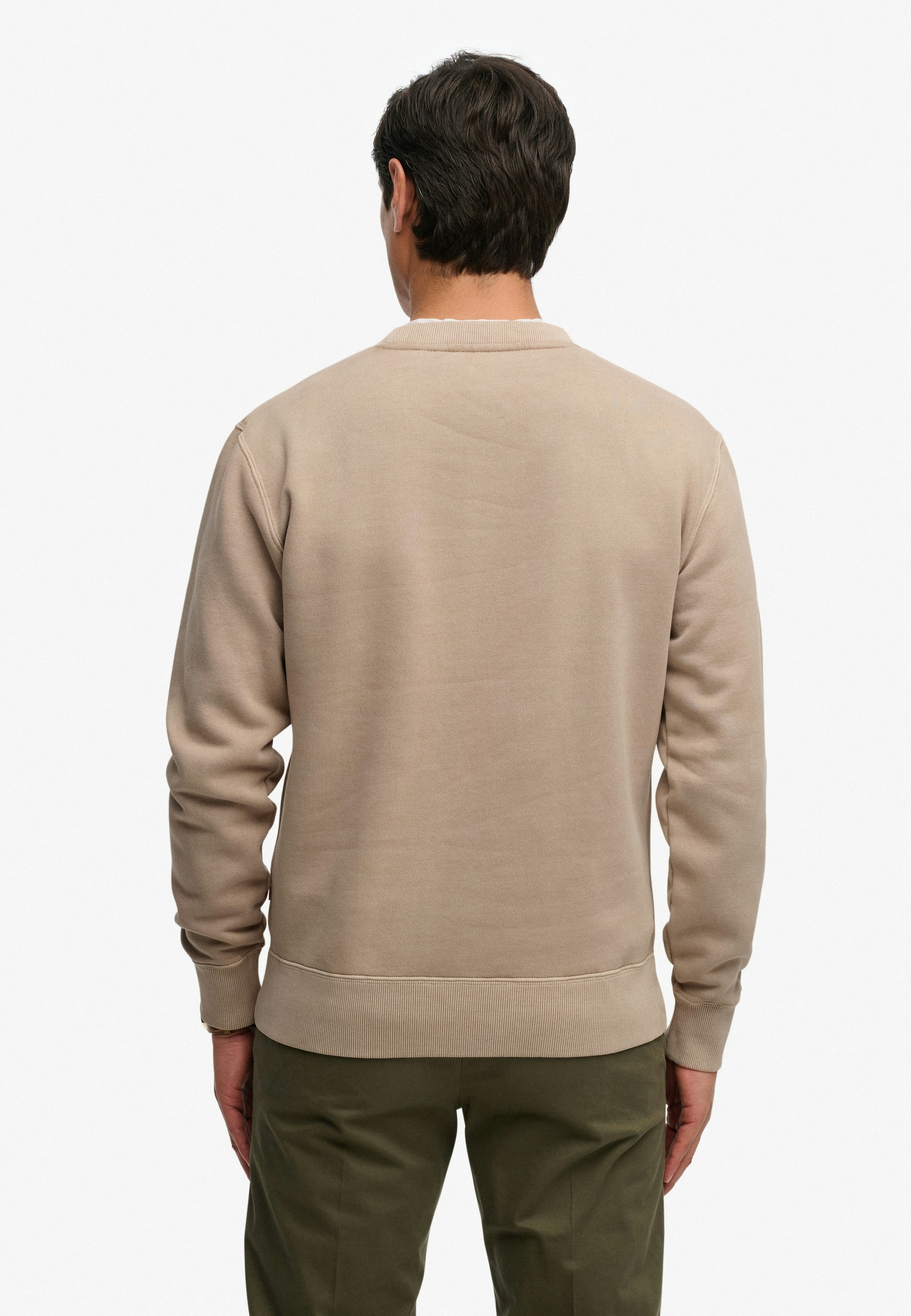Superdry Sweat-shirt »MICRO LOGO CREW«, avec micro-logo de marque
