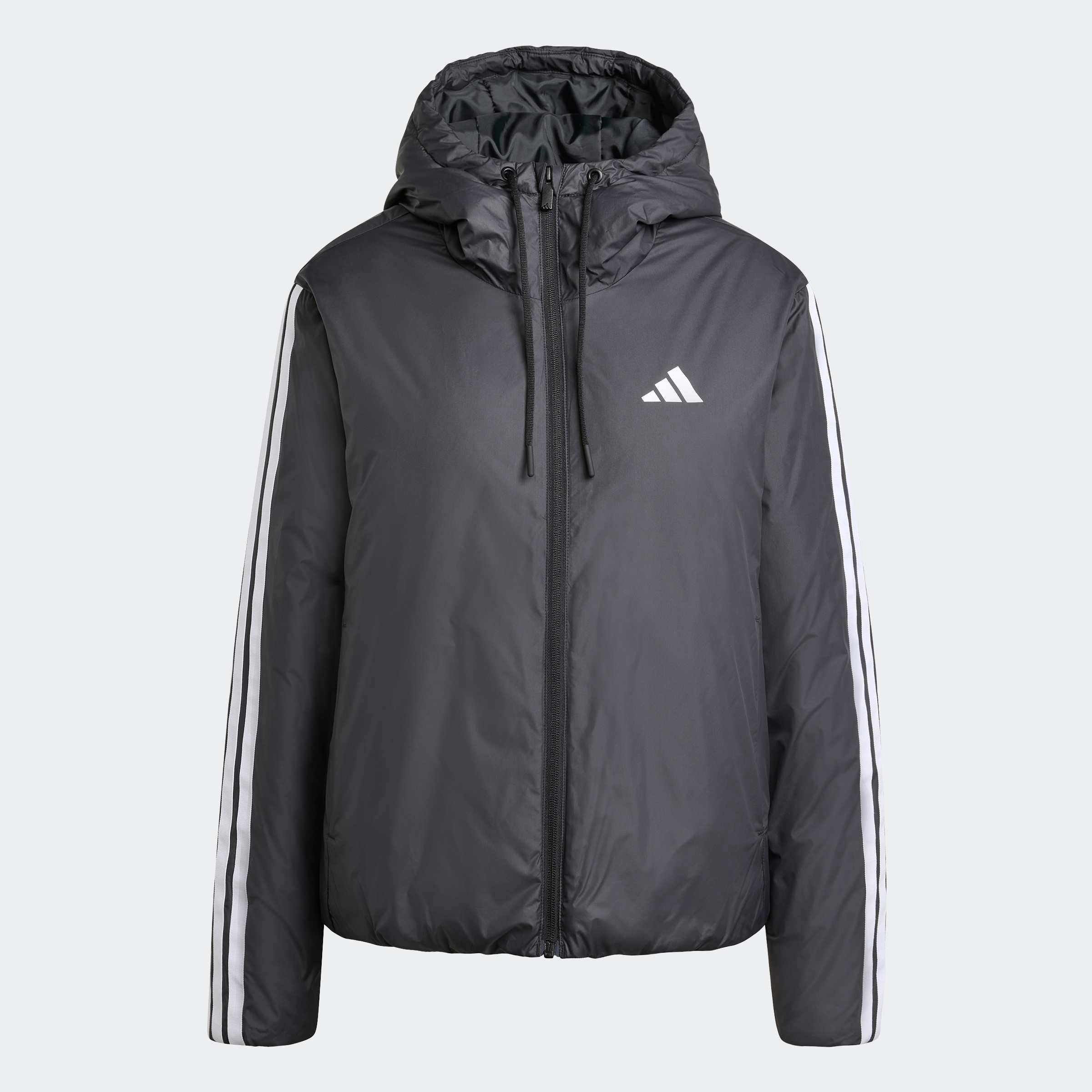 adidas Sportswear Outdoorjacke »W ESS 3S INS HD« für Erwachsene, mit Kapuze, wasserabweisendes Finish