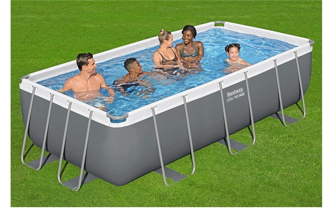 Bestway Whirlpool »Steel Pro MAX« Rechteckiges Aufstellpool-Set