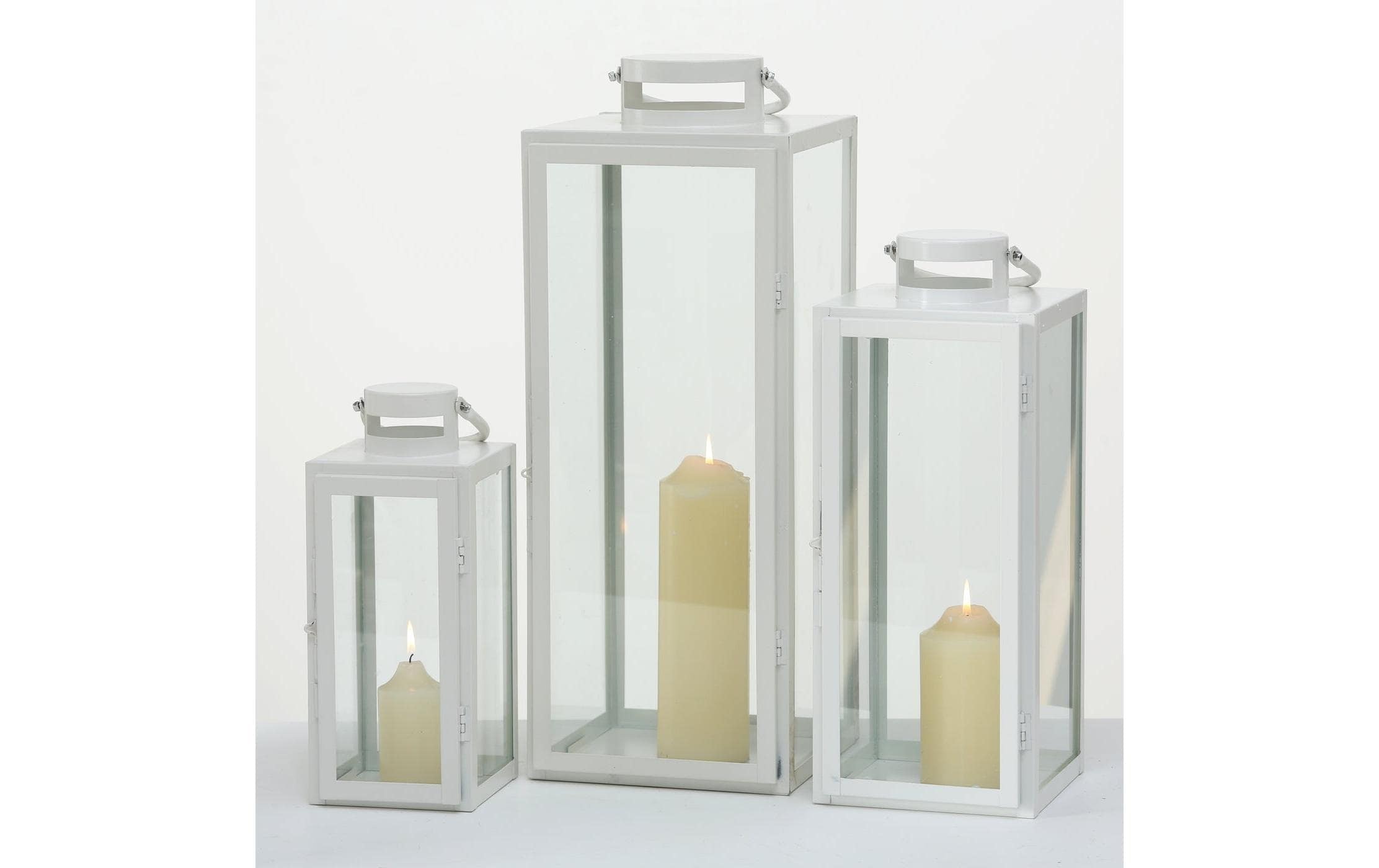 BOLTZE Kerzenlaterne »Arana 3-teilig«