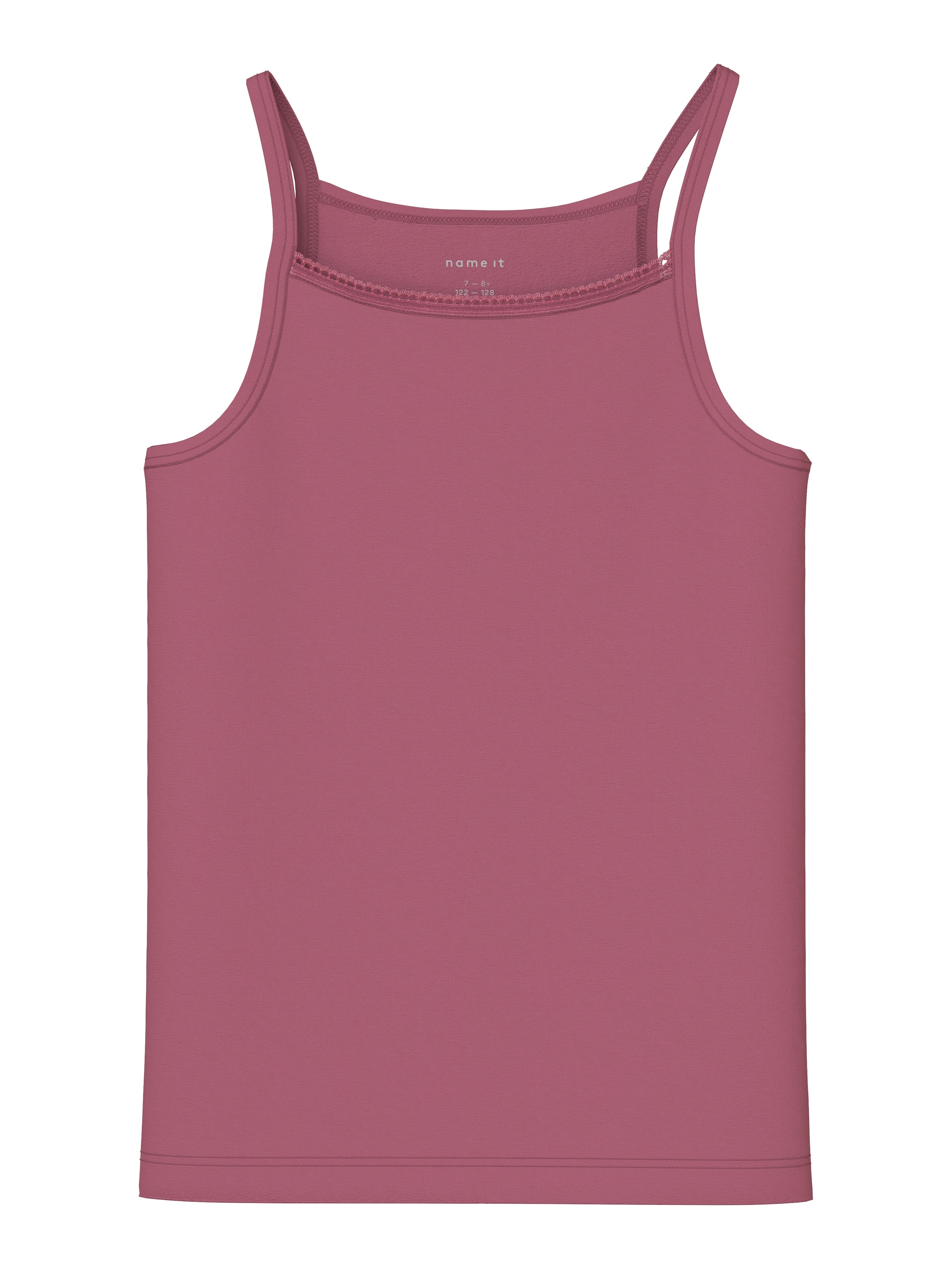 Name It Sous-chemise »NKFSTRAP für Mädchen mit Stretchkomfort im 4er-Pack« Packung, 4 cuis bedruckt, casual, regular fit, Baumwollmischung, Rundhals