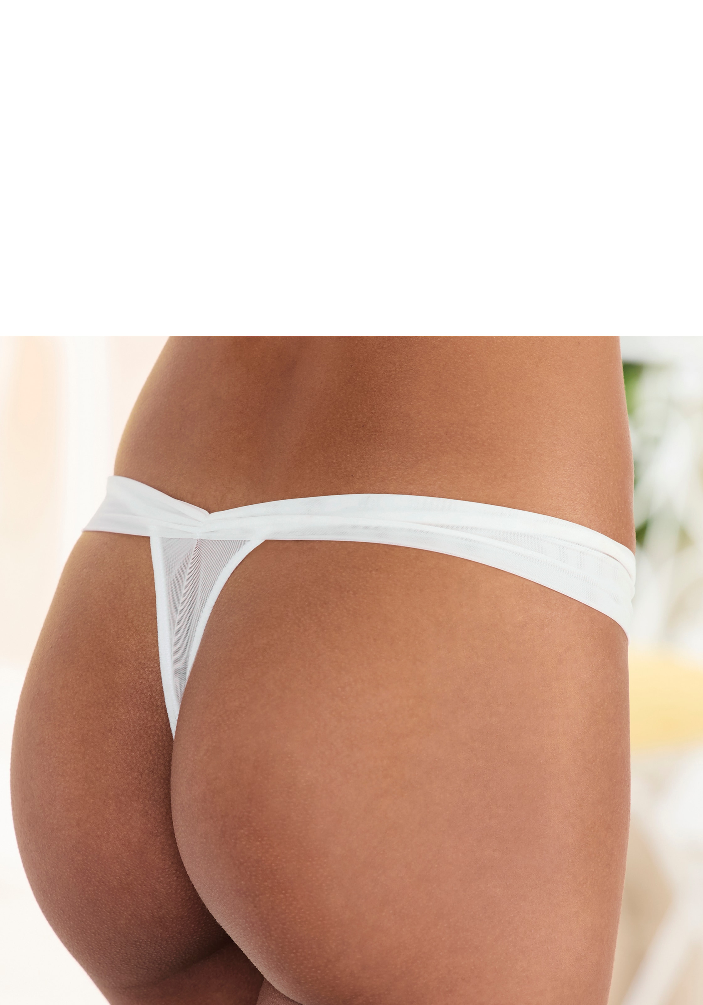 Vivance String mit Zitronen-Stickerei