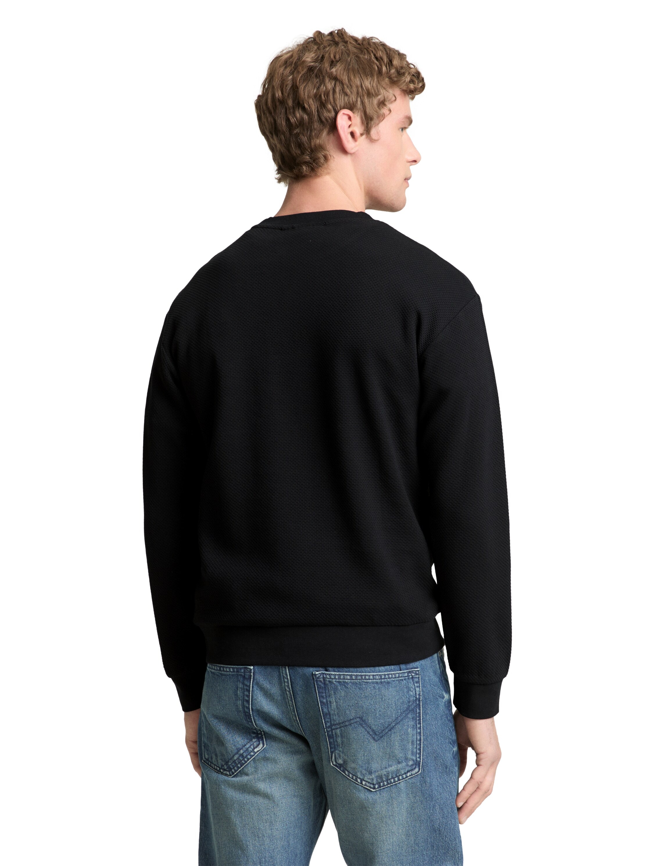 TOM TAILOR Denim Sweat-shirt , mit Logo Stickerei
