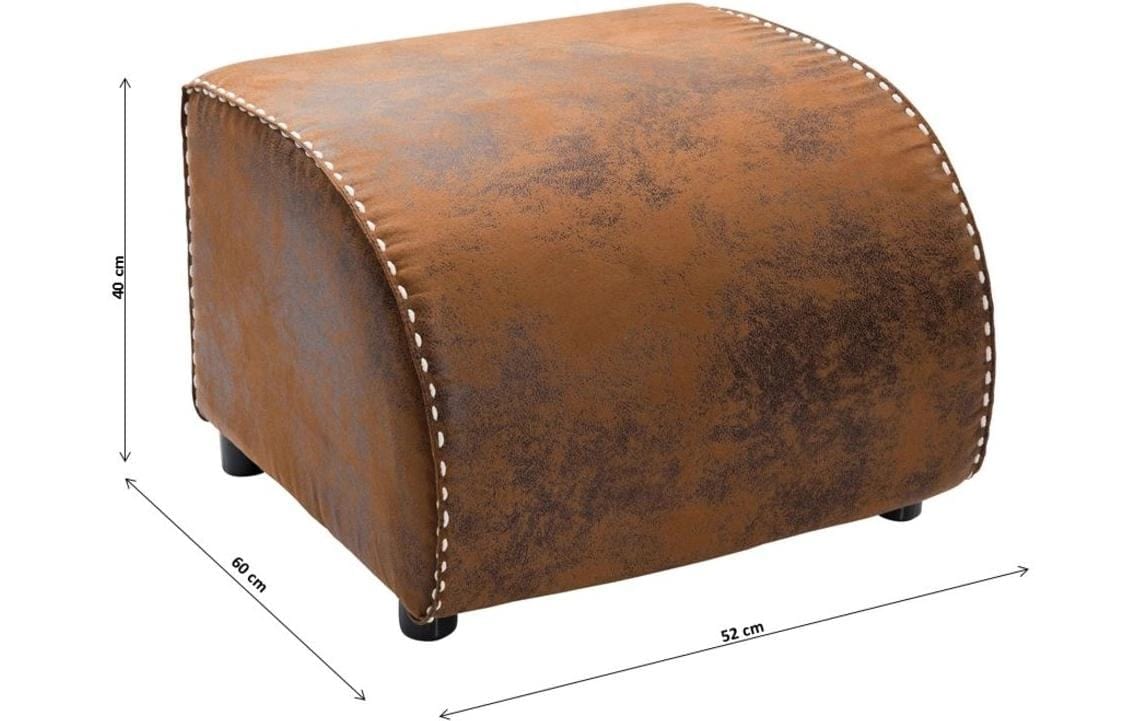 Kare Design Tabouret »Ritmo Vintage 60 x 52 x 40 cm«