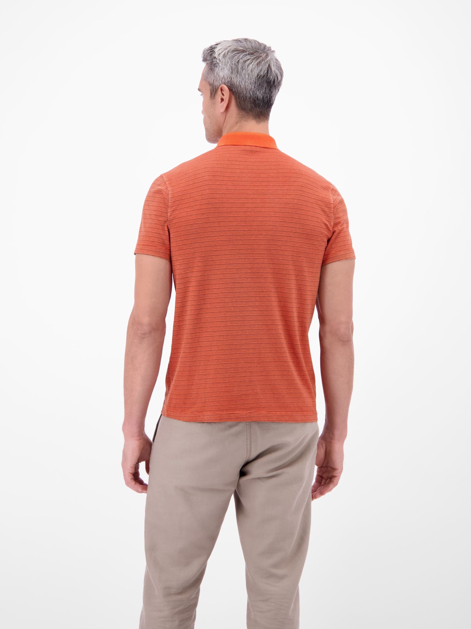 LERROS Polo polo manches courtes à fines rayures