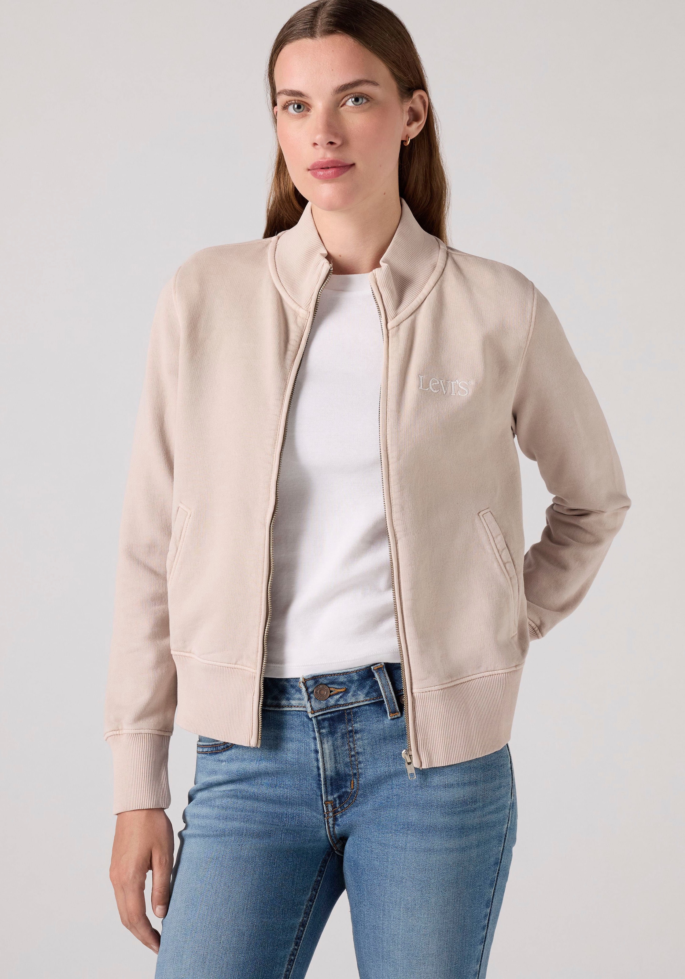 Levi's® Veste sweat »GR SLIM FIT FULL ZIP« Couvrant la taille, coupe ajustée