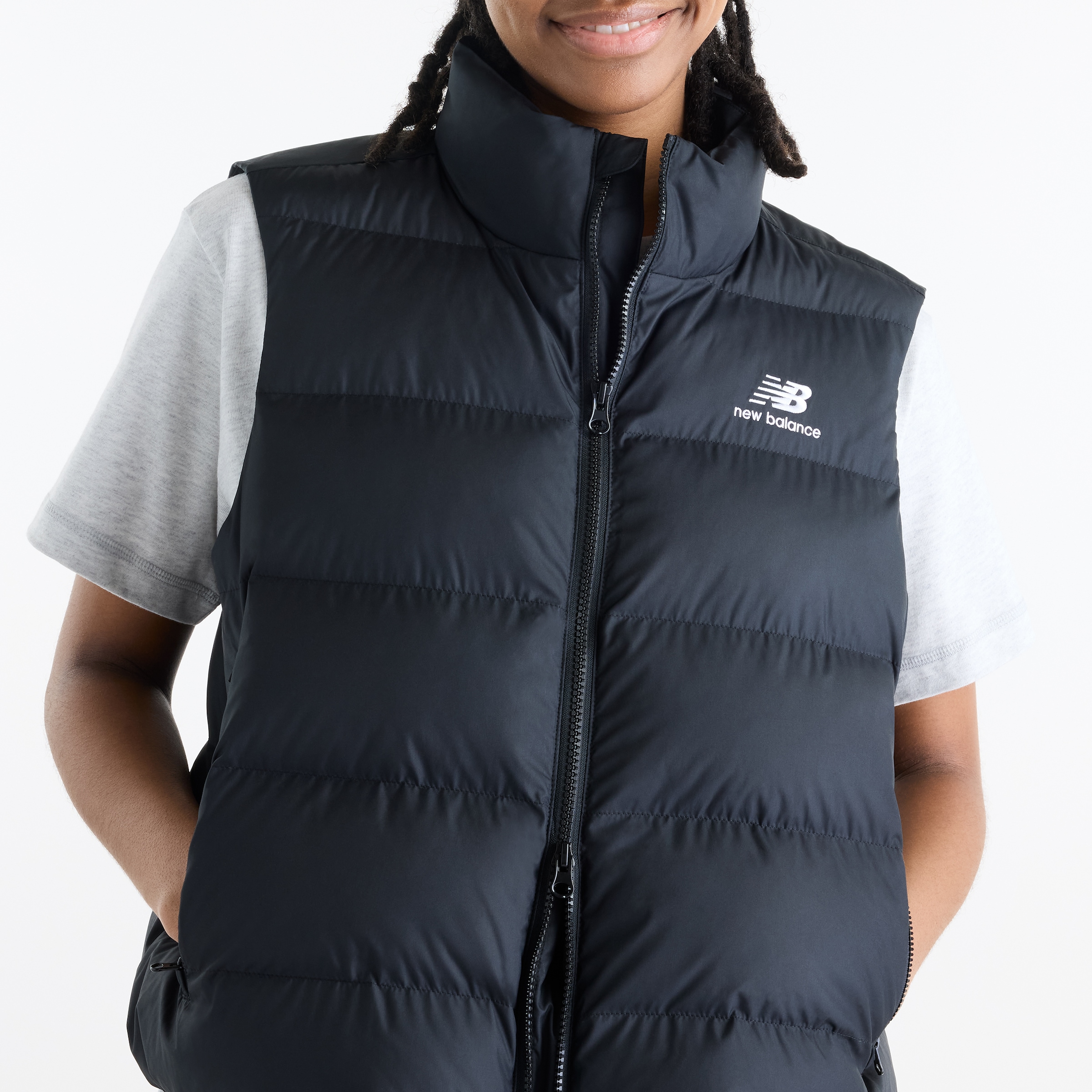 New Balance Steppweste »BOSTON PUFFER VEST« für Erwachsene, mit leichter Wattierung, aus Polyester