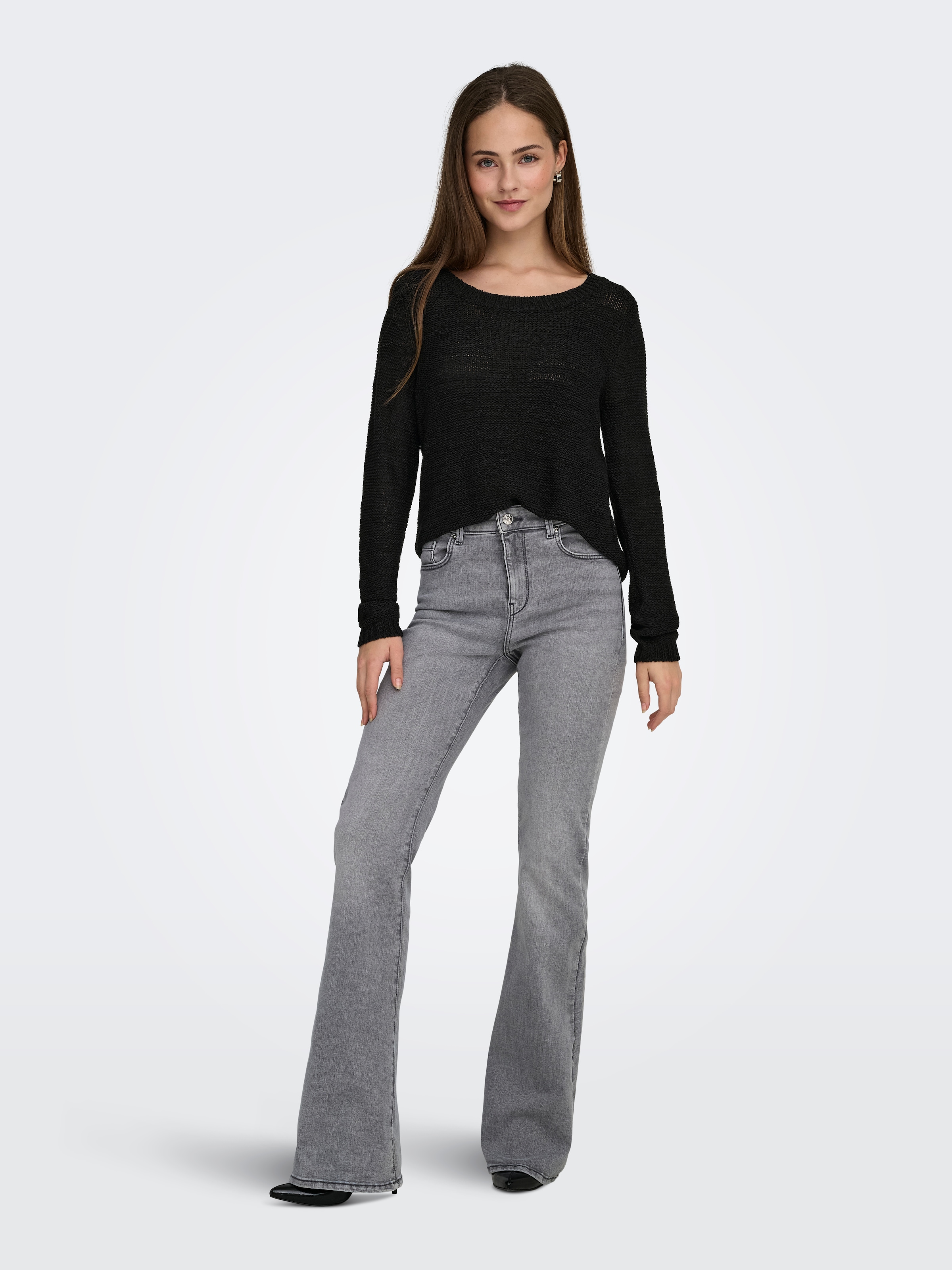 ONLY Pull en tricot »ONLGEENA XO L/S PULLOVER KNT NOOS« mit Rundhalsausschnitt